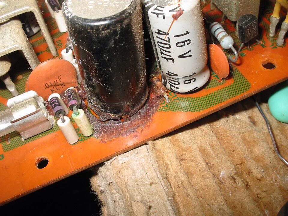 The Sansui Corrosive Glue Problem 3 Sansui corrosive glue