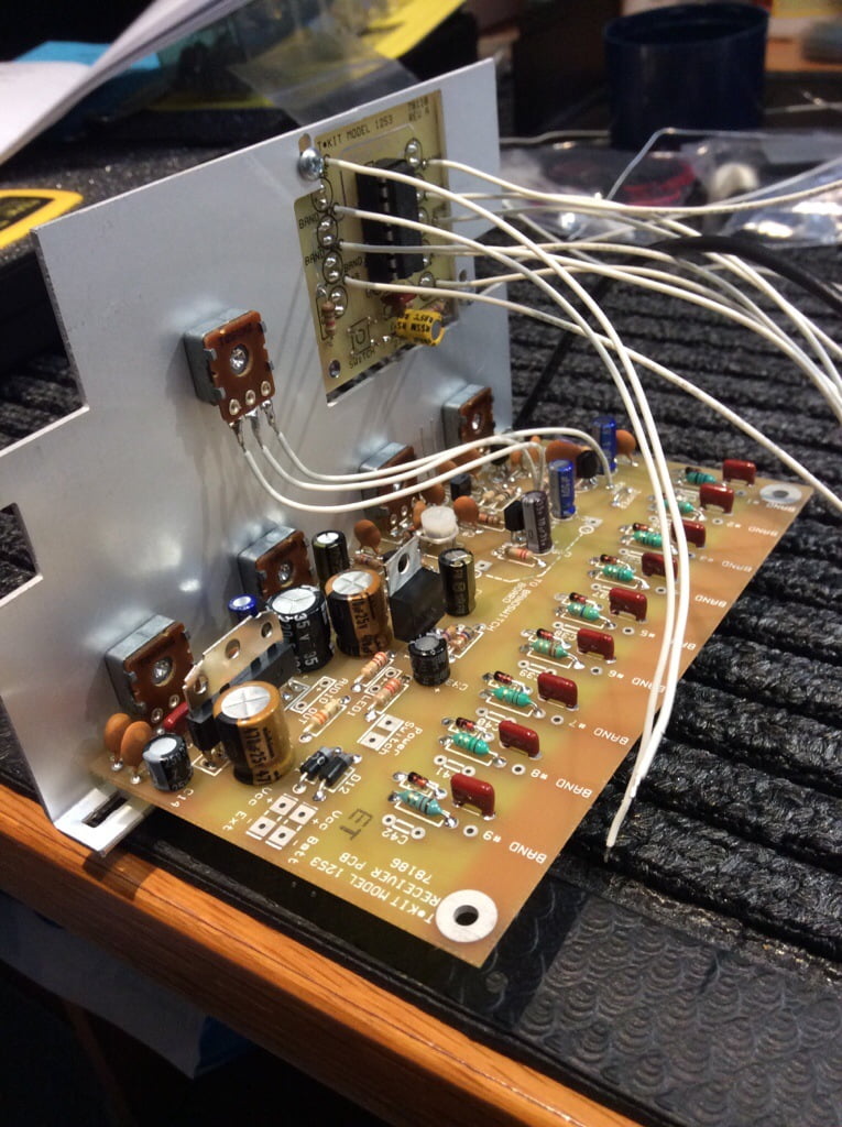 Ten-Tec 1253 Regenerative Receiver Build 6 Ten-Tec 1253
