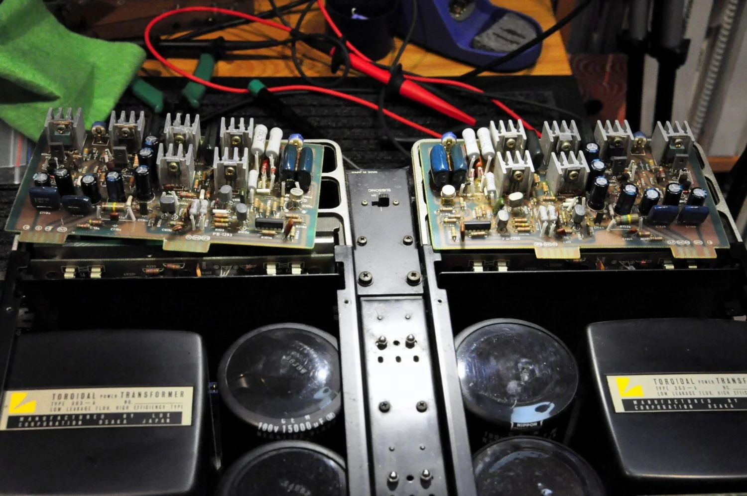 Luxman M-4000A Amplifier Repair & Restoration 27 Luxman M-4000A