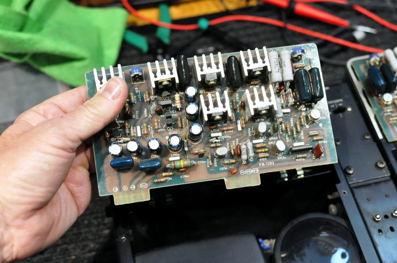 Luxman M-4000A Amplifier Repair & Restoration 26 _DSC6493