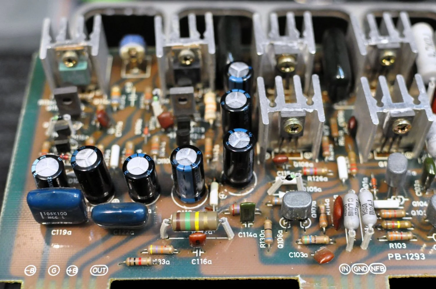 Luxman M-4000A Amplifier Repair & Restoration 23 Luxman M-4000A