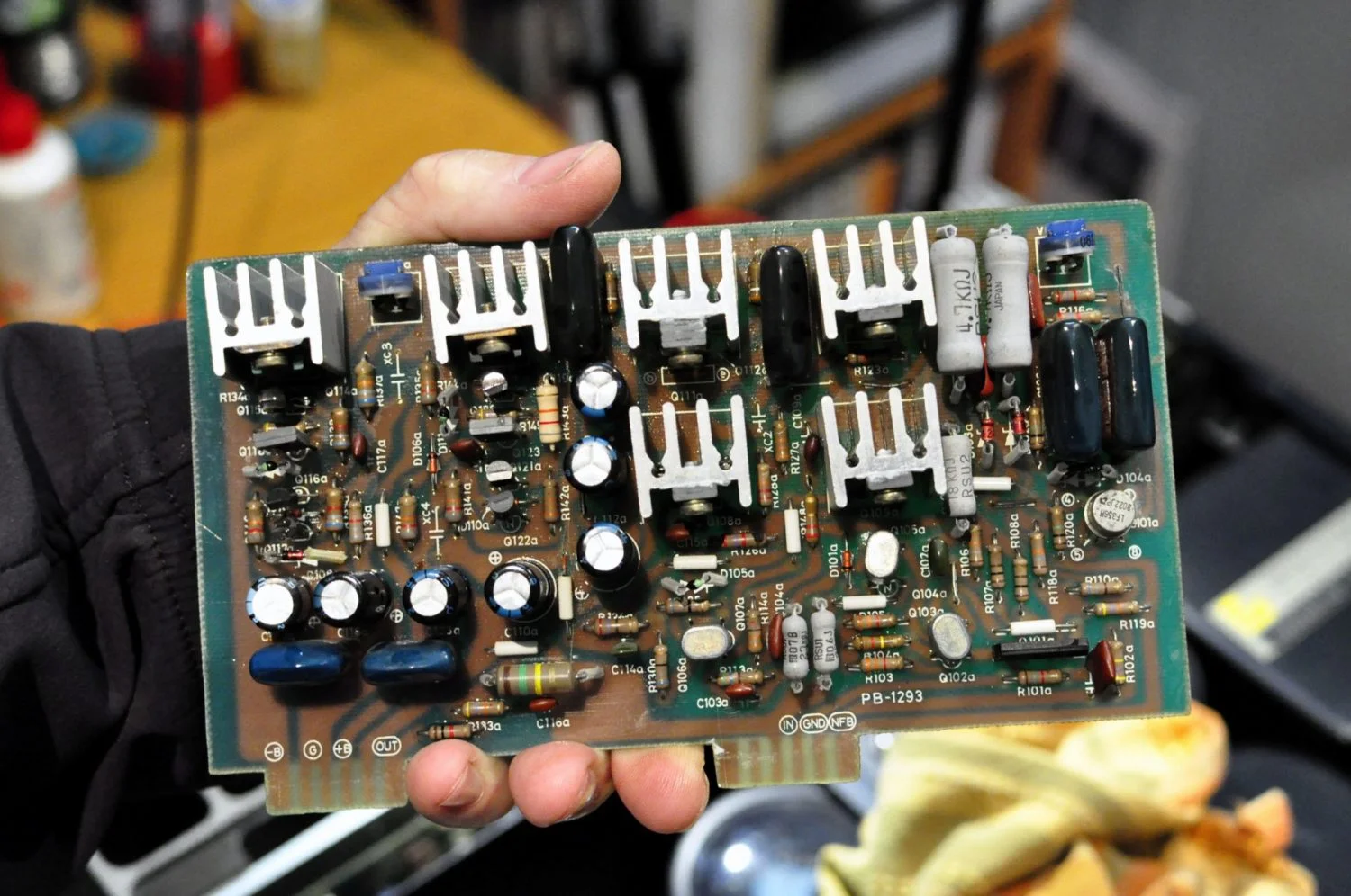 Luxman M-4000A Amplifier Repair & Restoration 21 Luxman M-4000A