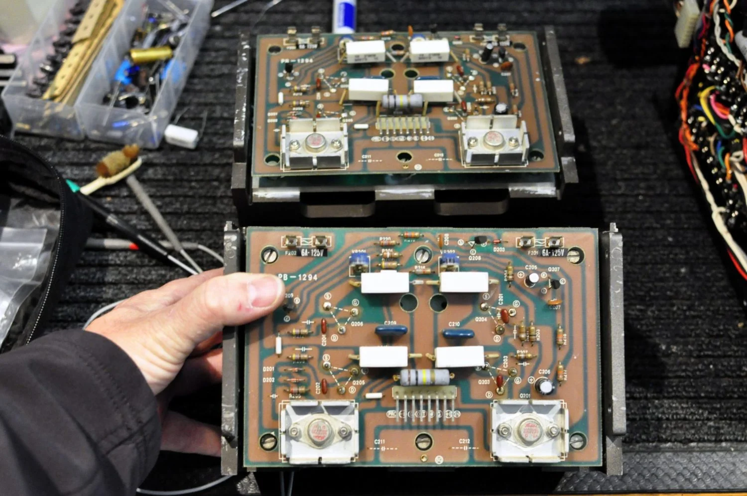 Luxman M-4000A Amplifier Repair & Restoration 47 Luxman M-4000A