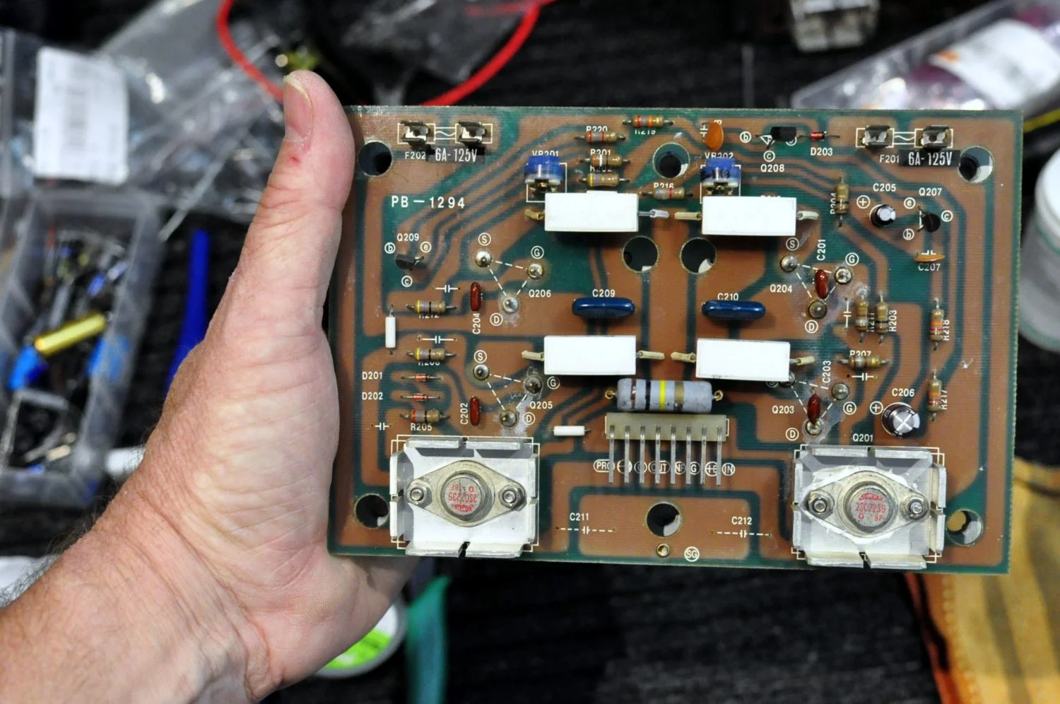 Luxman M-4000A Amplifier Repair & Restoration 45 Luxman M-4000A