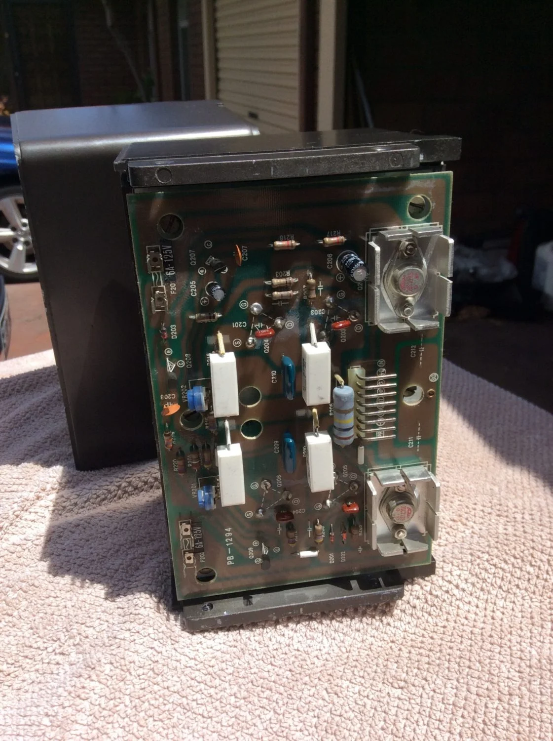 Luxman M-4000A Amplifier Repair & Restoration 29 Luxman M-4000A