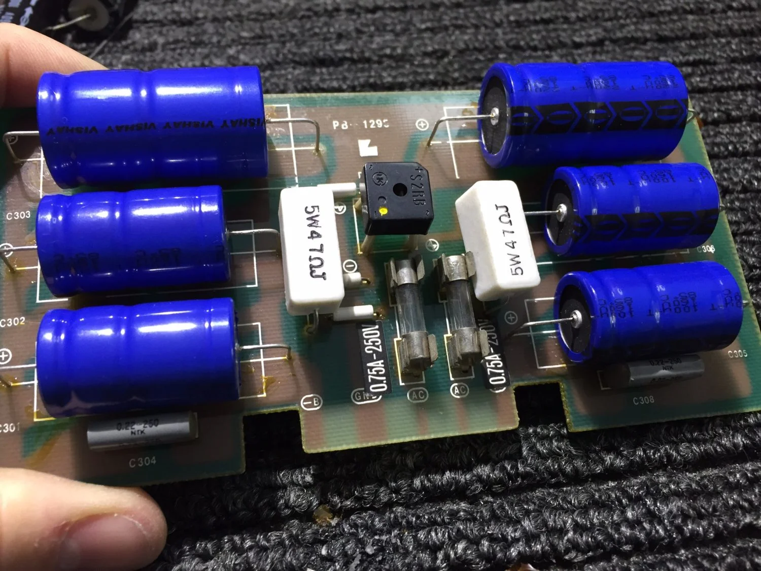 Luxman M-4000A Amplifier Repair & Restoration 12 Luxman M-4000A
