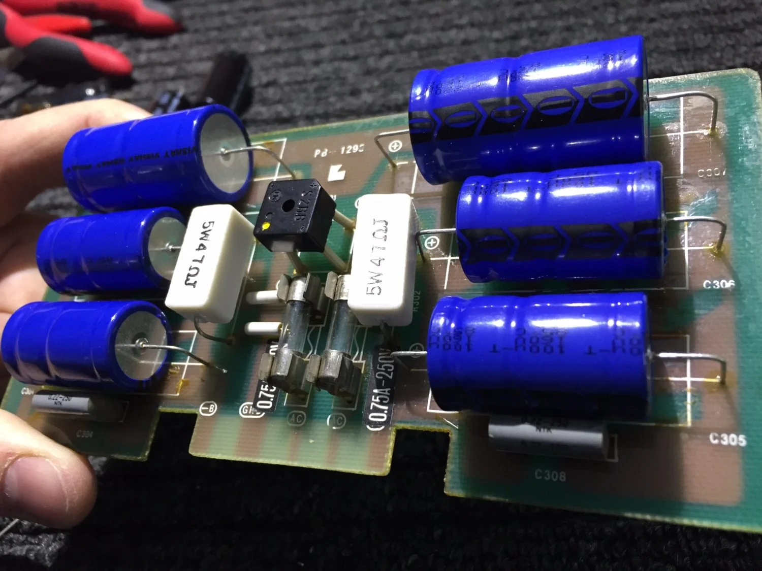 Luxman M-4000A Amplifier Repair & Restoration 13 Luxman M-4000A