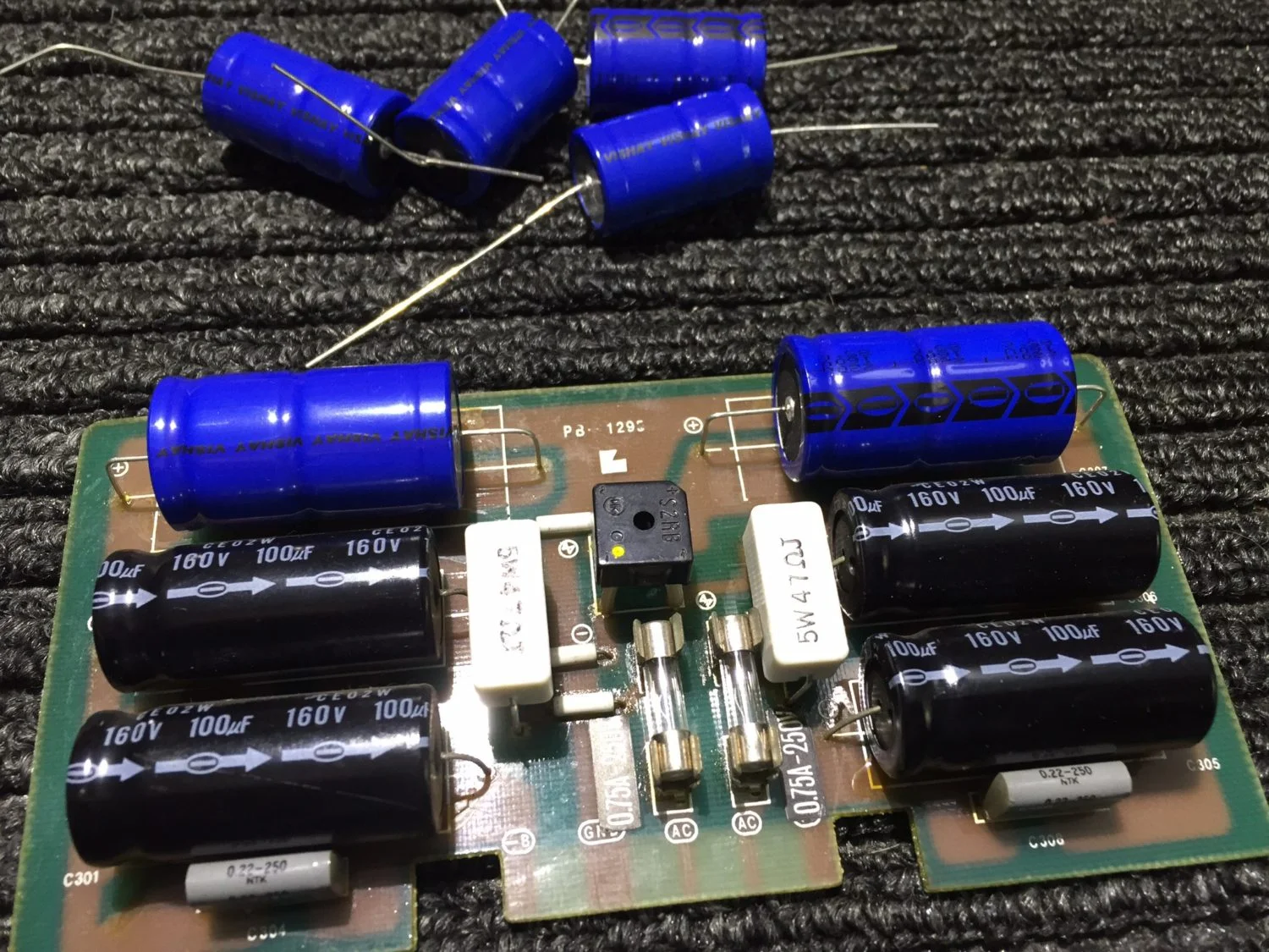 Luxman M-4000A Amplifier Repair & Restoration 10 Luxman M-4000A
