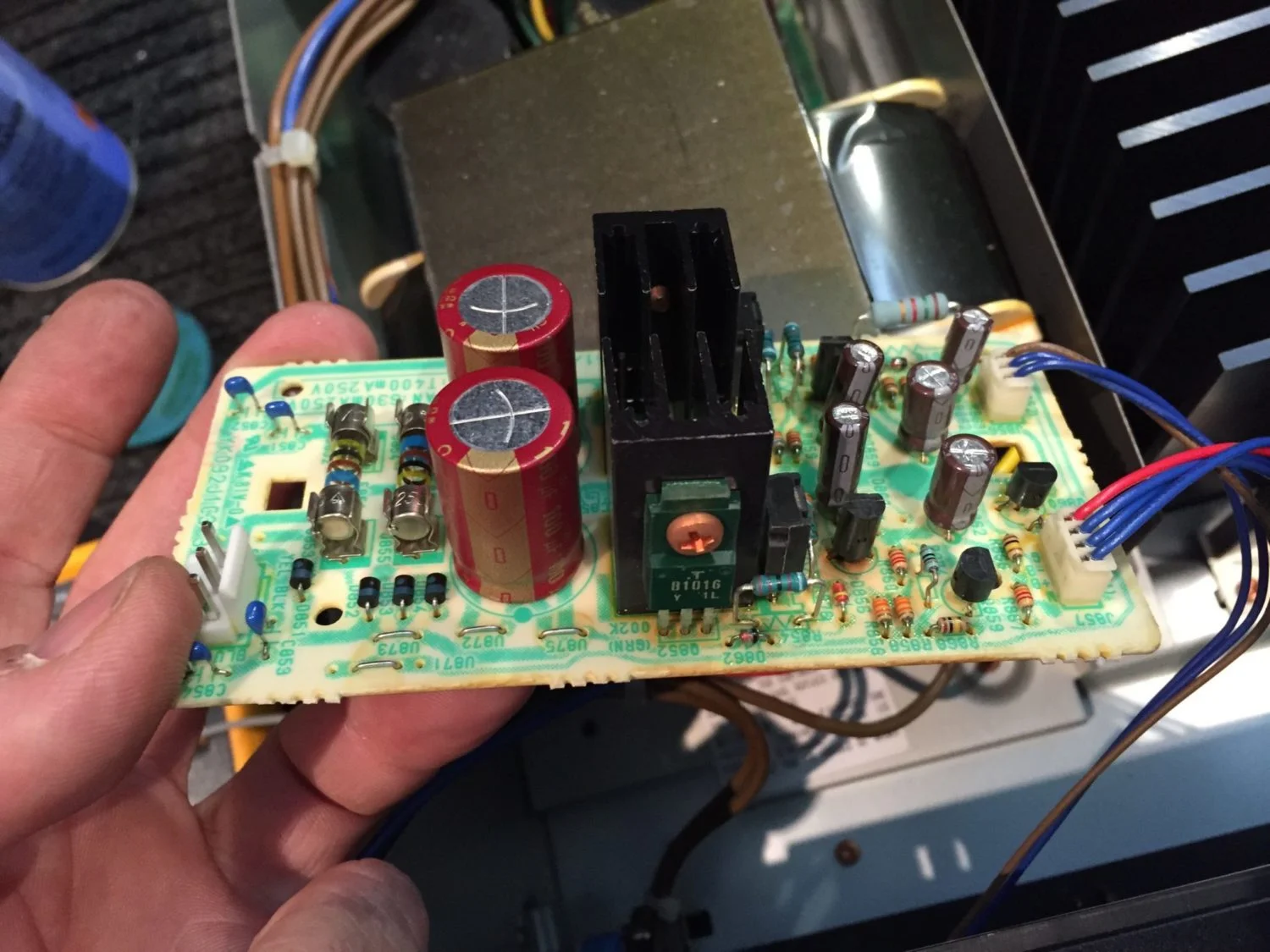 Marantz SM-80 Amplifier Repair & Restoration 23 IMG 2385