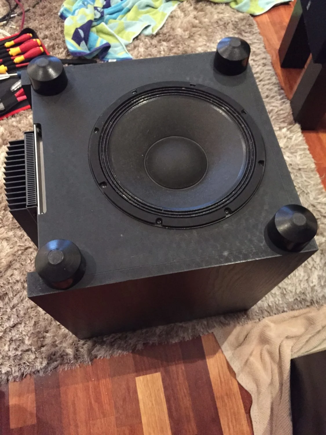 Mackie HRS120 THX Studio Subwoofer For Sale 3 IMG_2433.JPG