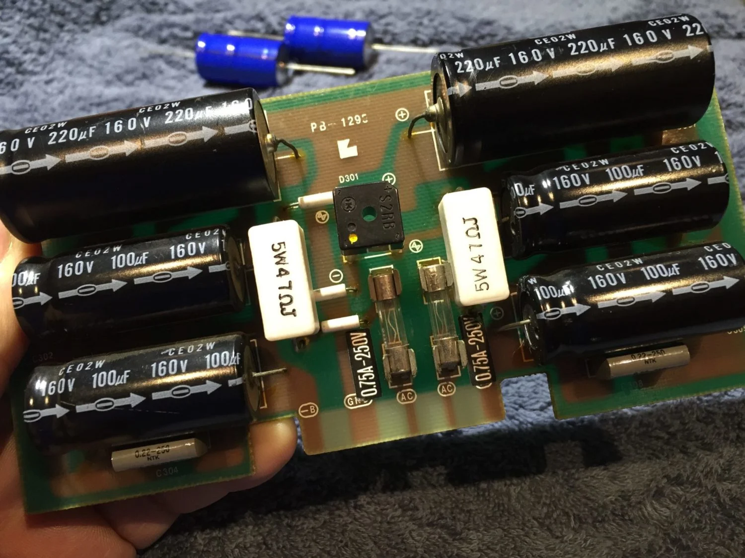 Luxman M-4000A Amplifier Repair & Restoration 7 IMG_2440.JPG