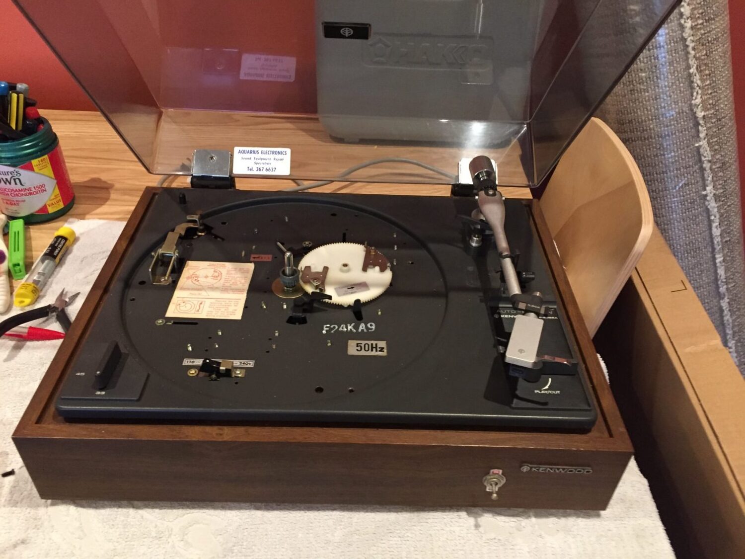 Kenwood KP-2022 Belt-Drive Turntable Service 3 Kenwood KP-2022