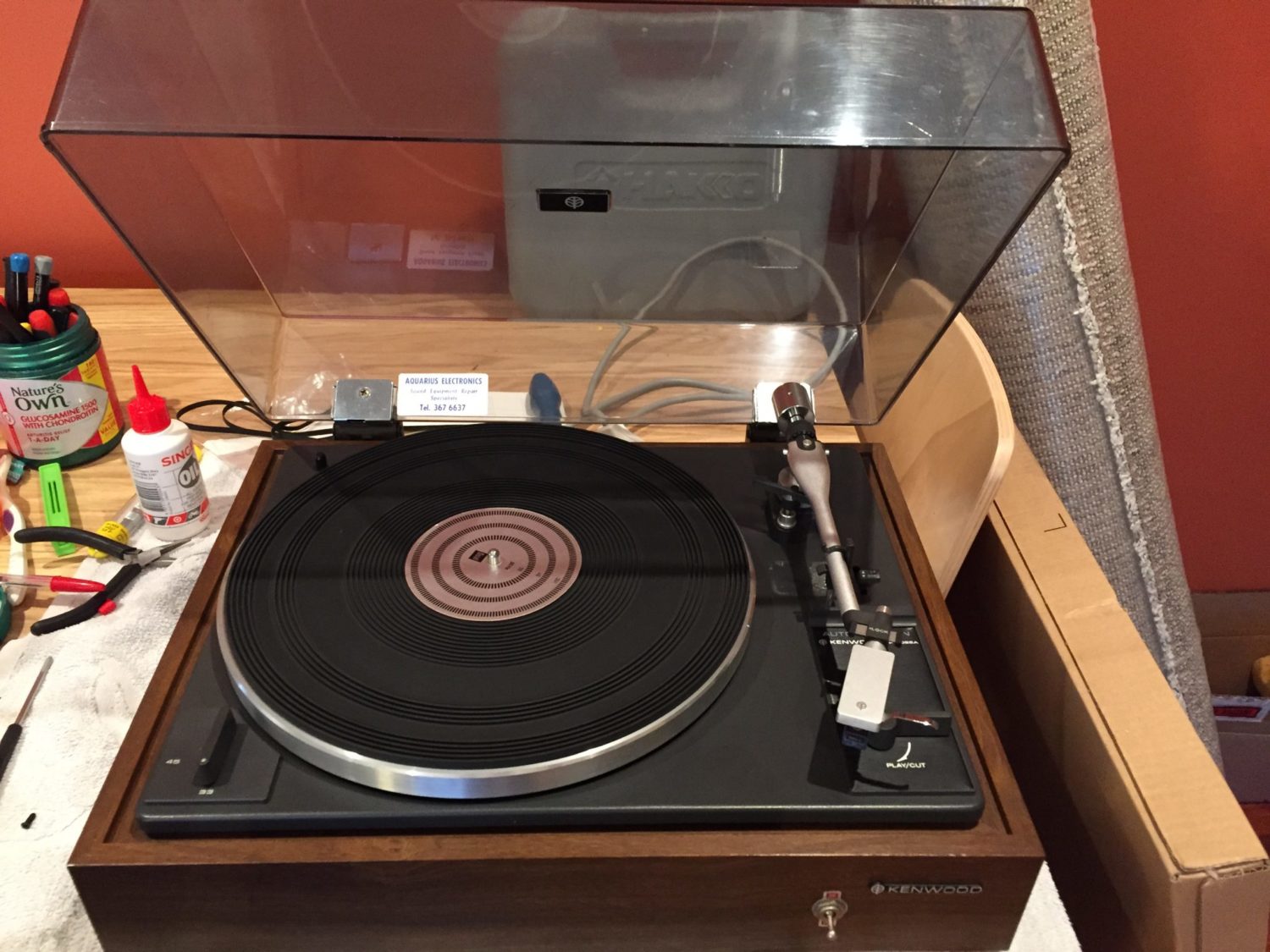 Kenwood KP-2022 Belt-Drive Turntable Service 8 Kenwood KP-2022