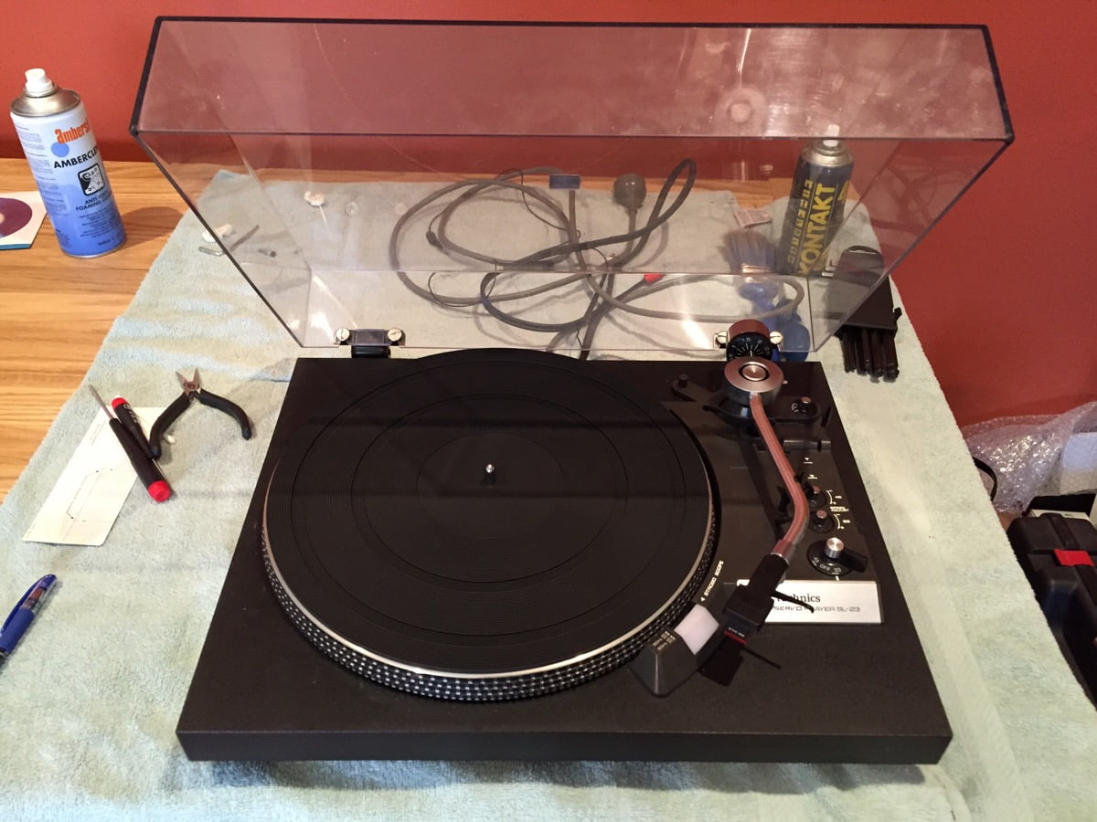 Technics SL-23 Turntable Service u0026 Review | LiQUiD AUDiO