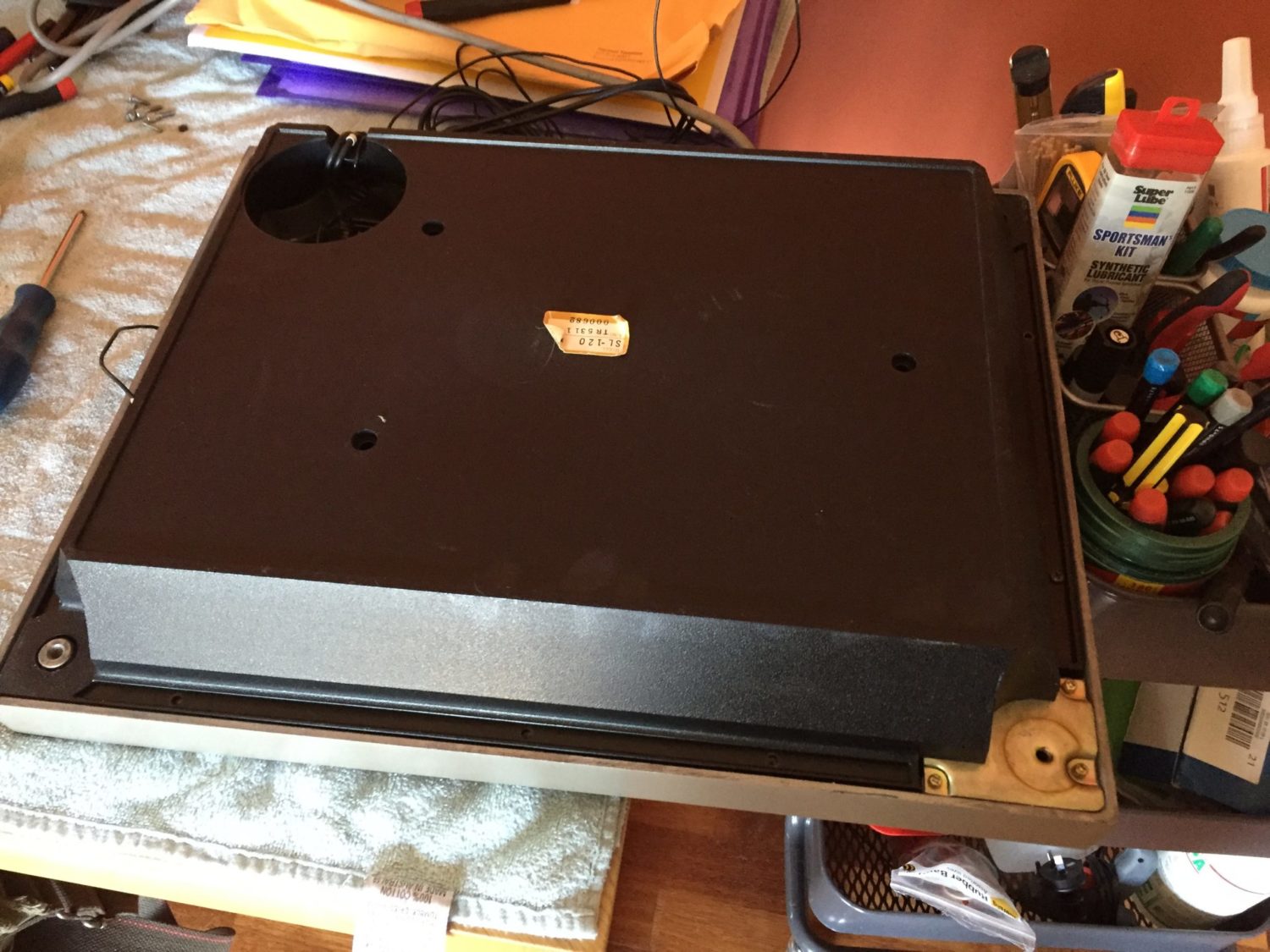 Technics SL-120 / SME 3009 Turntable Restoration 16 Technics SL-120