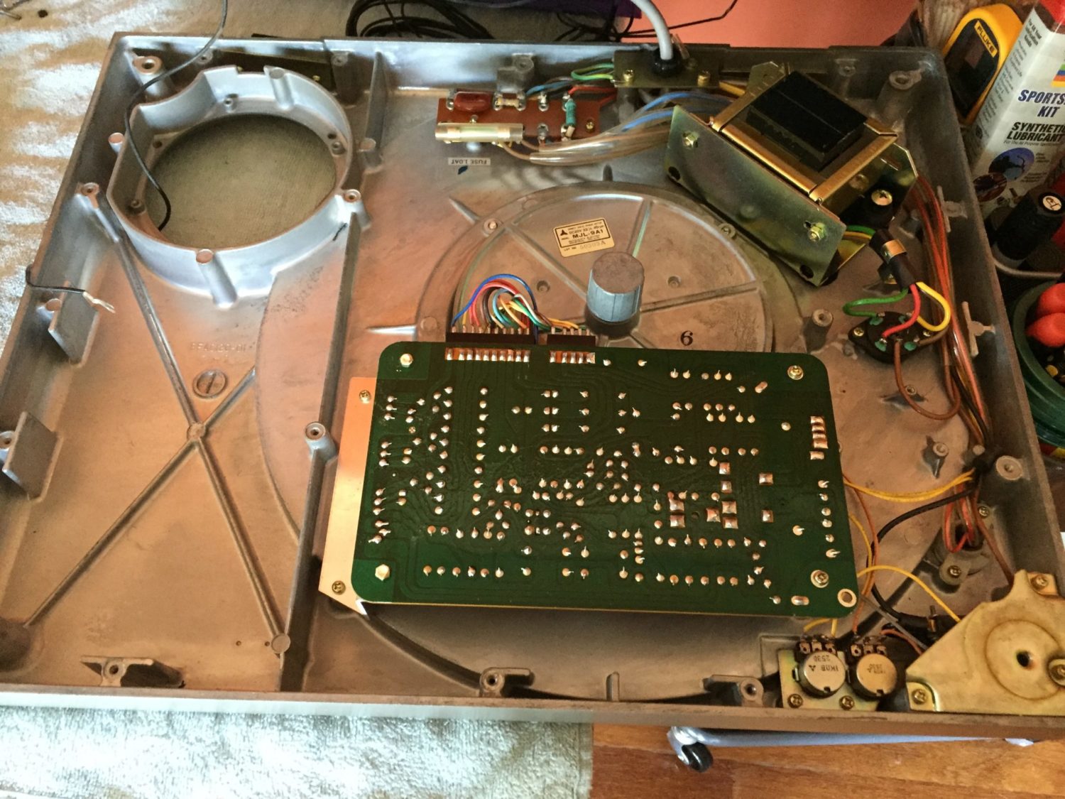 Technics SL-120 / SME 3009 Turntable Restoration 17 Technics SL-120