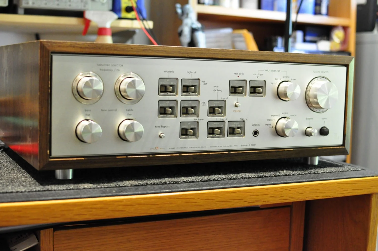 Luxman C-5000A Preamplifier Repair & Restoration | LiQUiD AUDiO