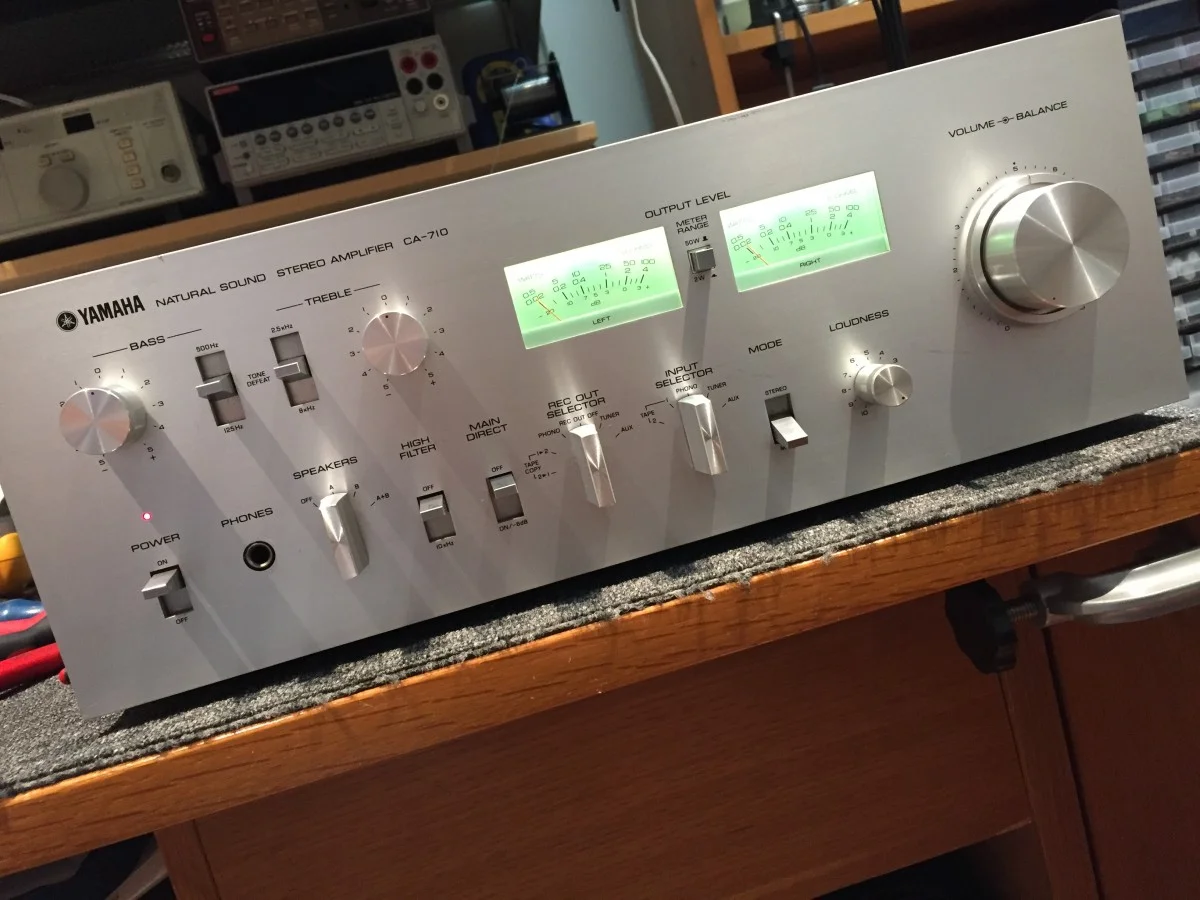 Yamaha CA-610 And CA-710 Integrated Amplifier Service & Repair