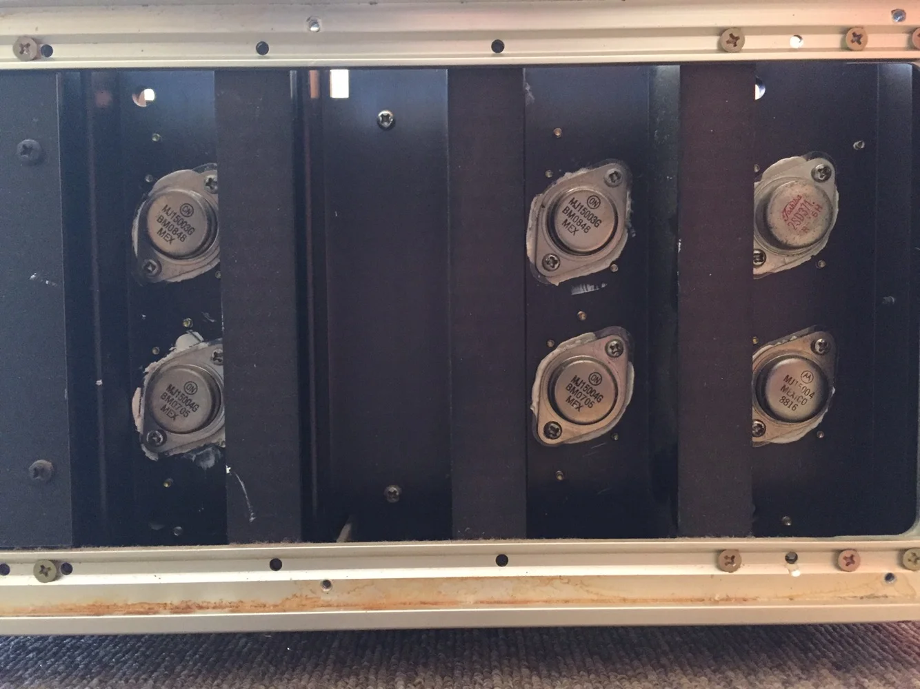 Accuphase M-60 Power Amplifiers Repair & Restoration