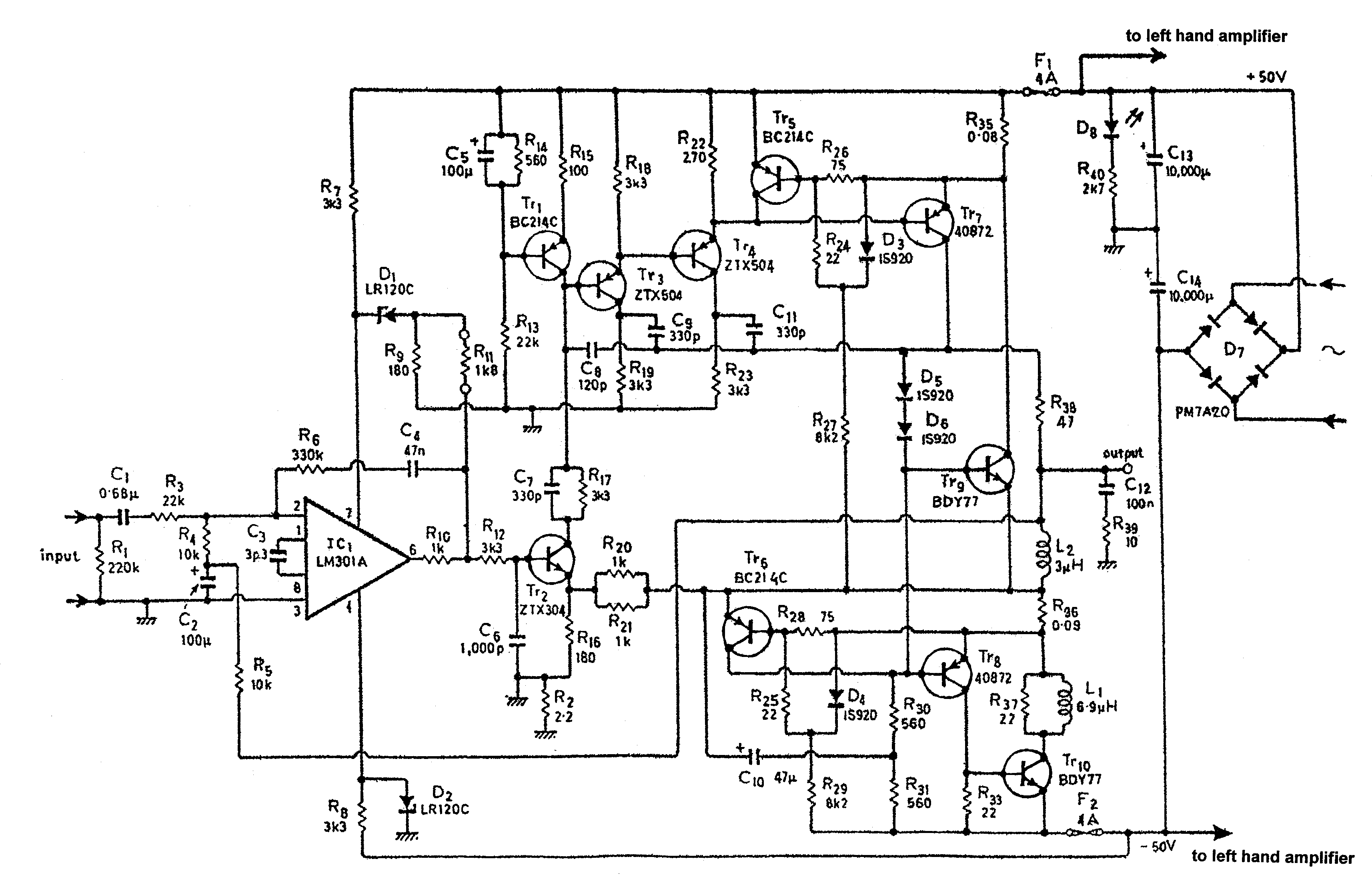 Усилитель quad 405 схема - Схемы