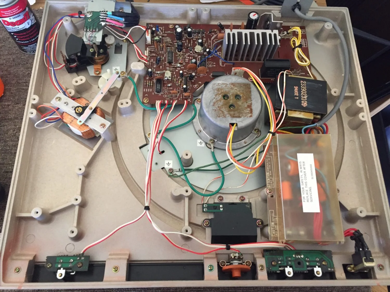 Denon DP-30L Direct-Drive Turntable Service & Repair 11 img 7655