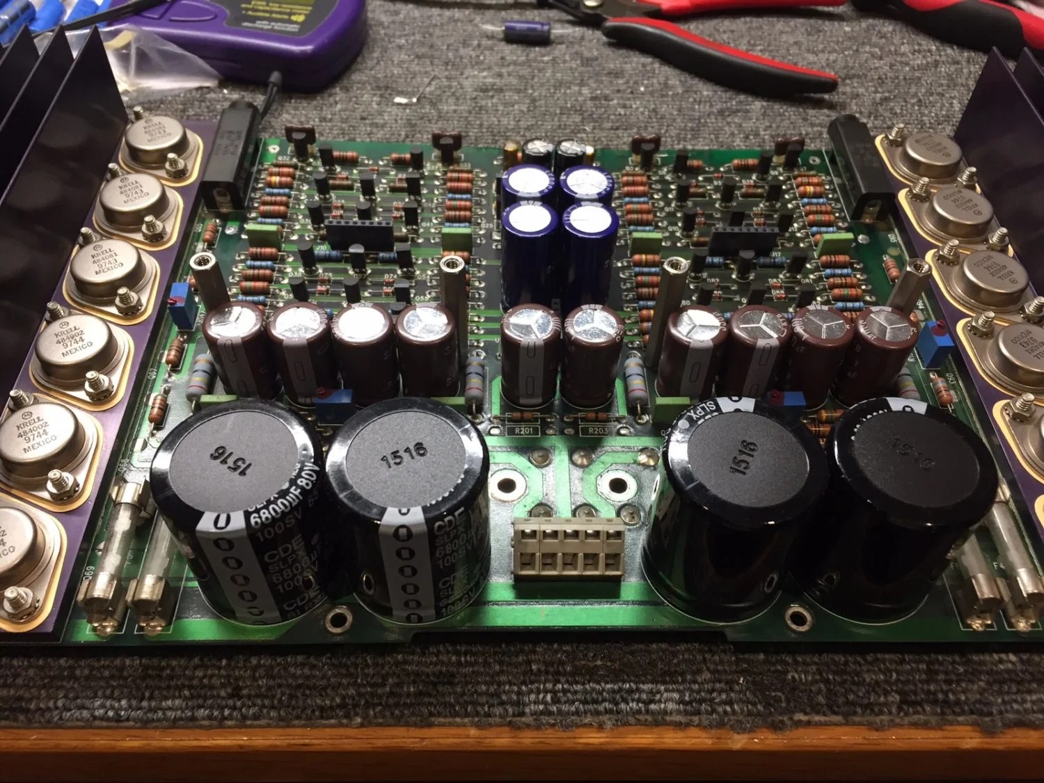 Krell KAV-300i Integrated Amplifier Repair & Restoration 18 img 7319