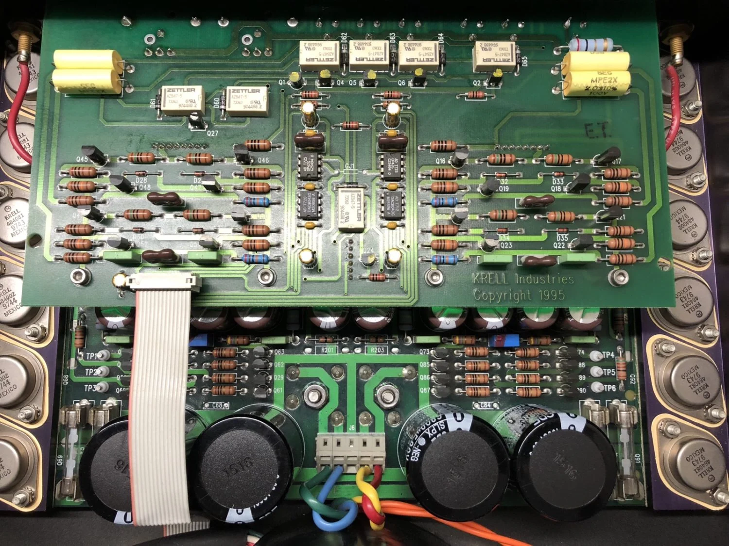 Krell KAV-300i Integrated Amplifier Repair & Restoration 27 img 9078