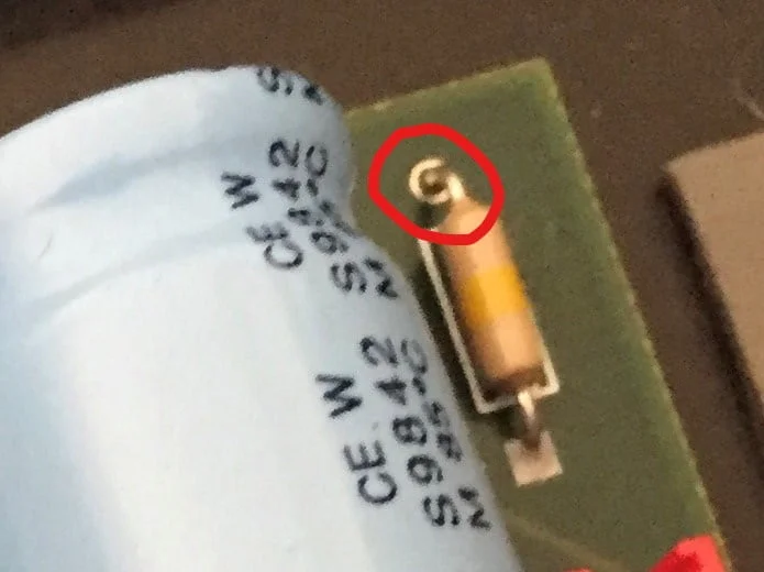 Meridian 506 CD Player Service & Repair 16 Inked506.24 fault
