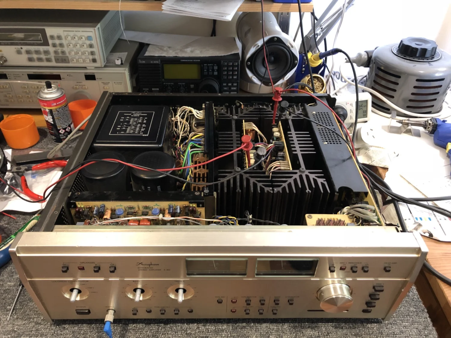 Stunning Accuphase E-303 Amplifier Repair & Overhaul 65 img 1443