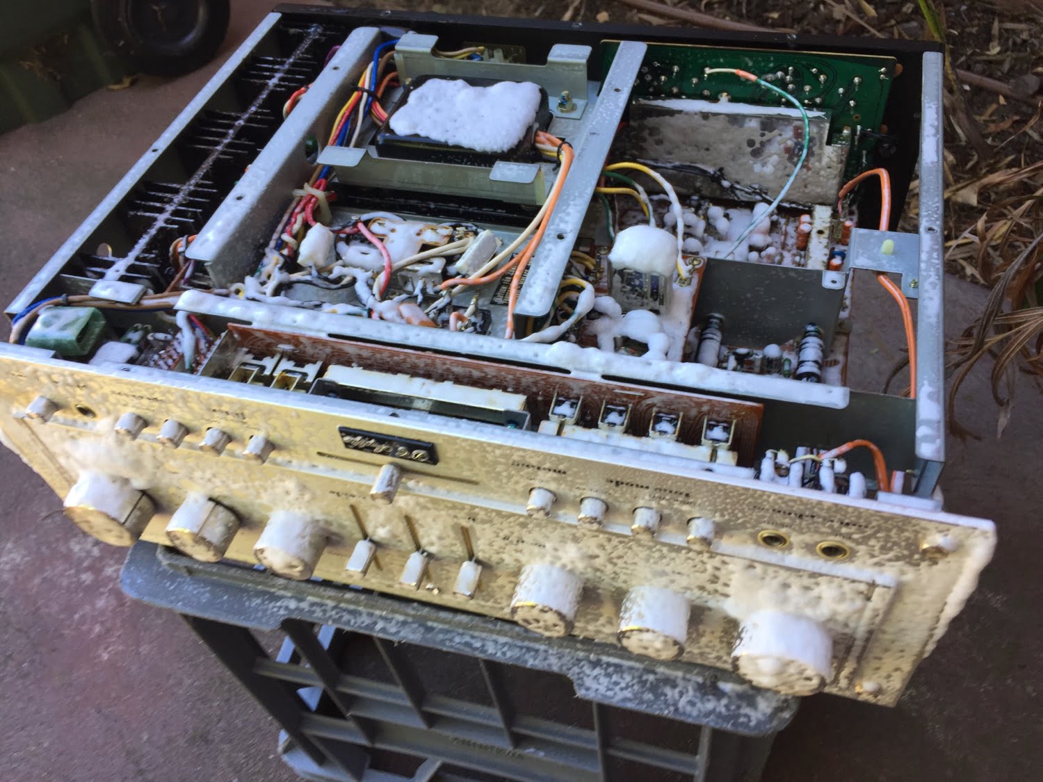 Marantz 1152DC Integrated Amplifier Repair & Restoration 11 Marantz 1152DC