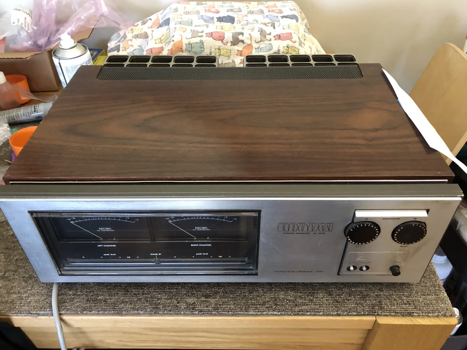 Luxman M-4000 Power Amplifier Repair & Service 4 Luxman M-4000