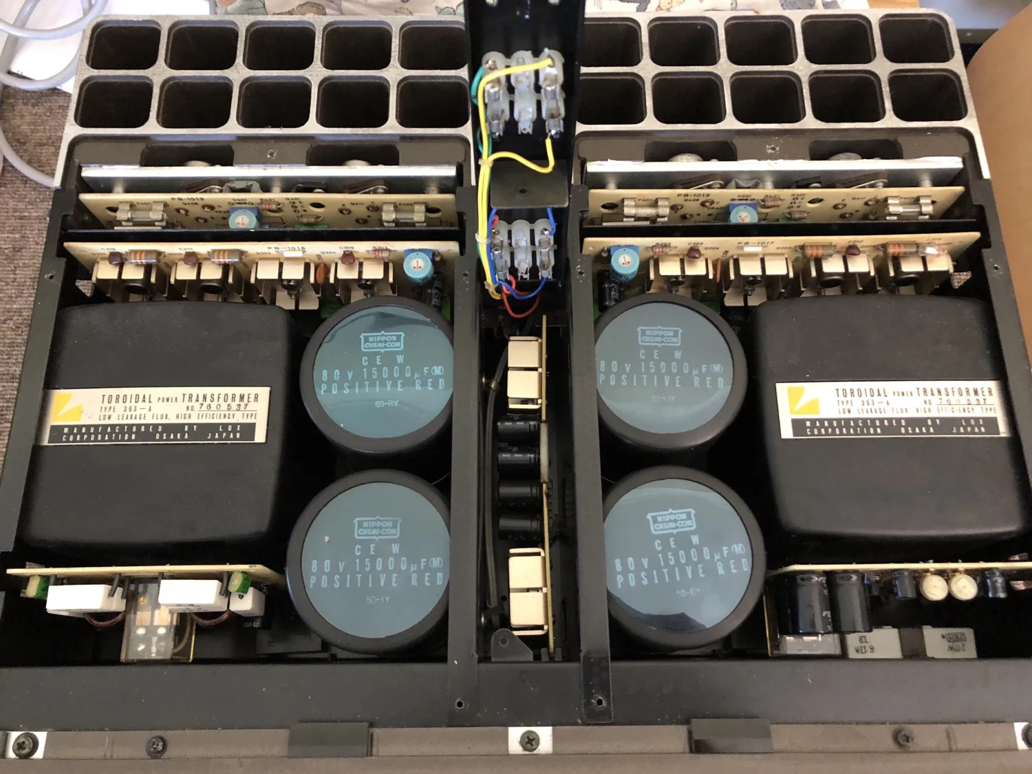 Luxman M-4000 Power Amplifier Repair & Service 7 Luxman M-4000