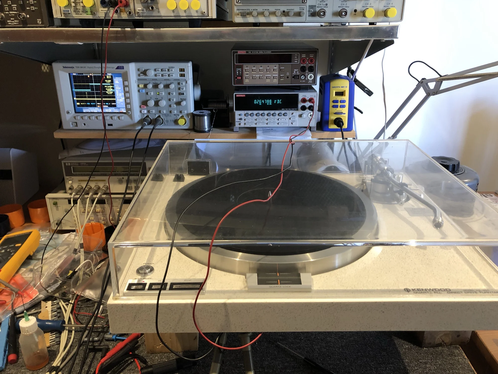 Iconic Kenwood KD-650 Turntable Repair & Review 23 img 2325
