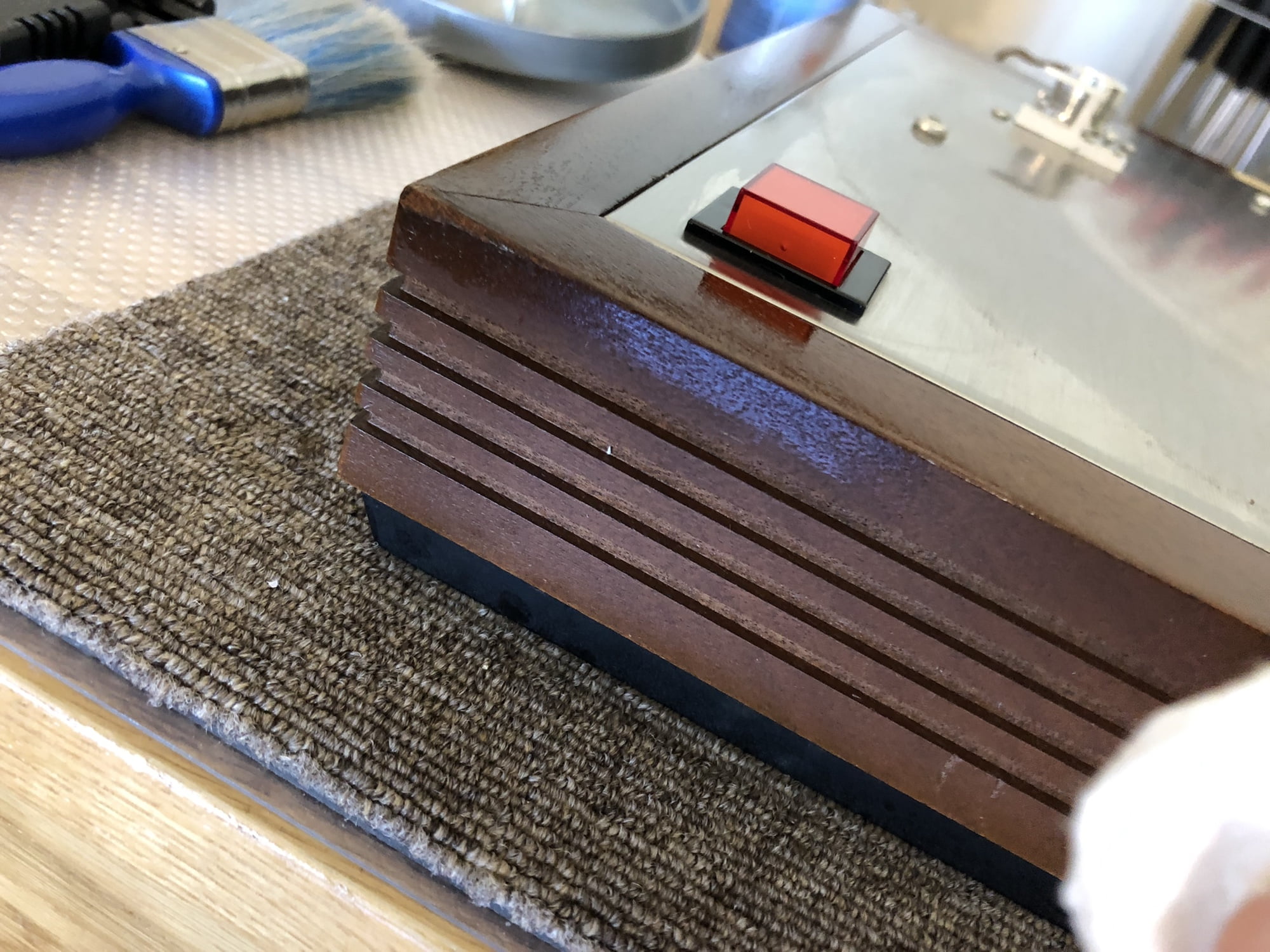 Linn Sondek LP12 Turntable Recommission 19 Linn Sondek LP12 oiling wood