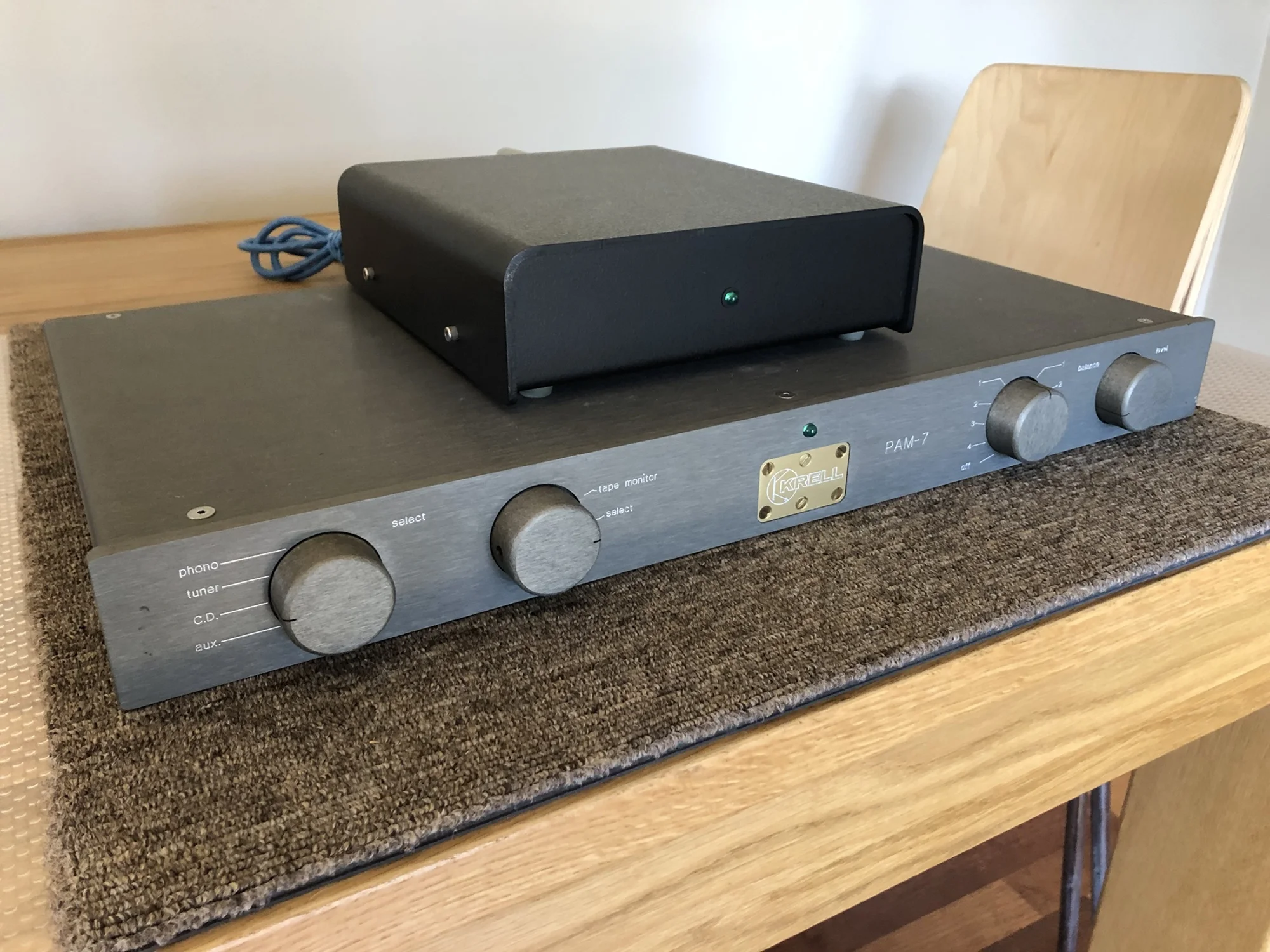 Beautiful Krell PAM-7 Preamplifier Repair & Review 4 Krell PAM-7