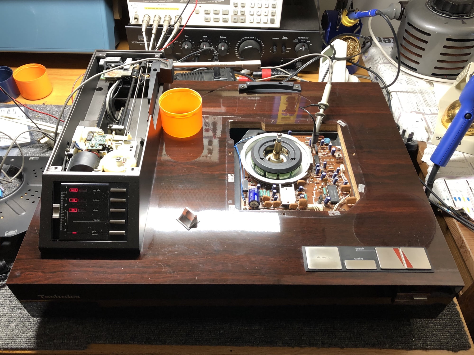 Technics SL-M3 Turntable Repair & Service 19 Technics SL-M3