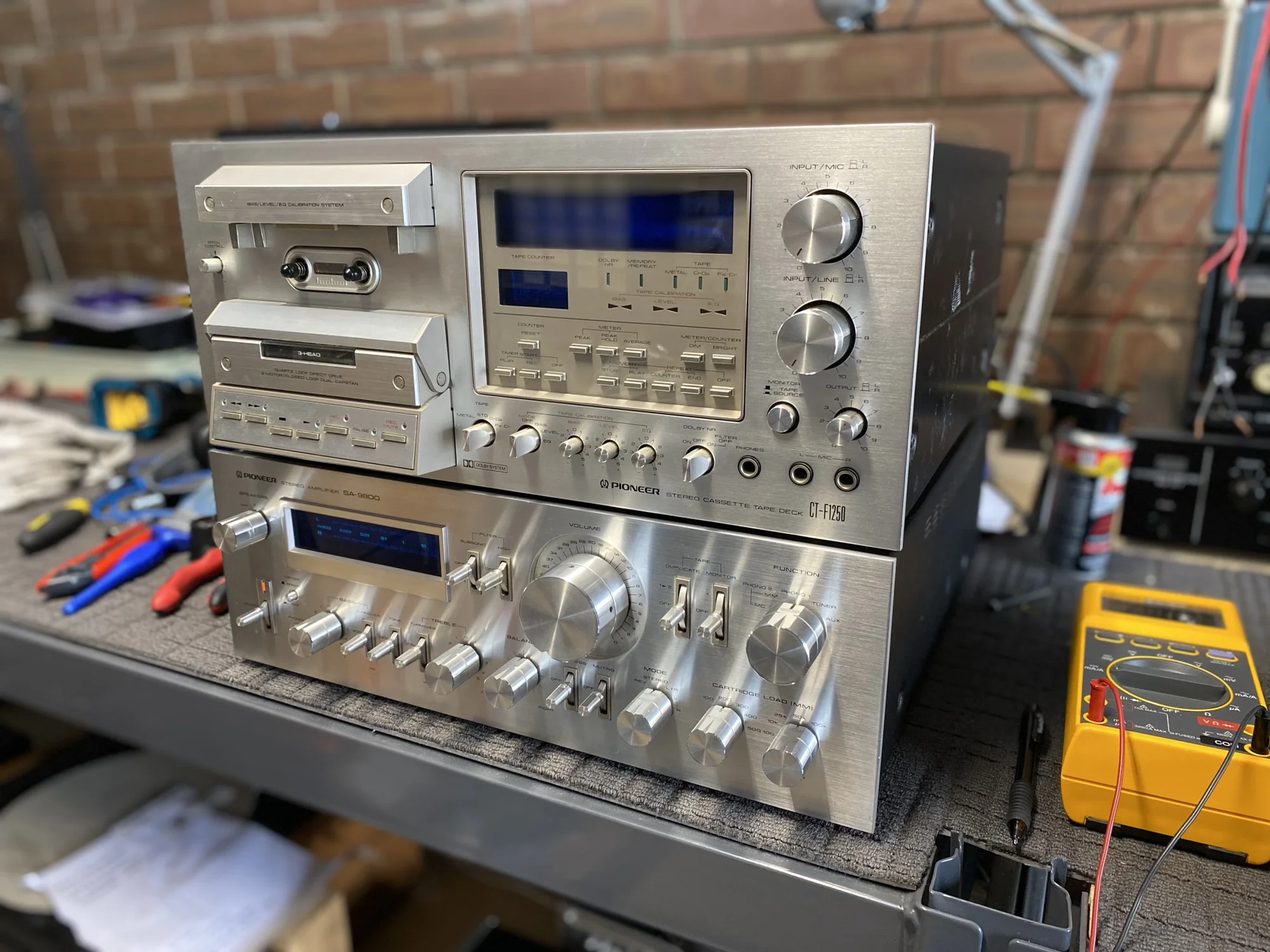 Pioneer SA-9800 Integrated Amplifier Service 23 img 0025