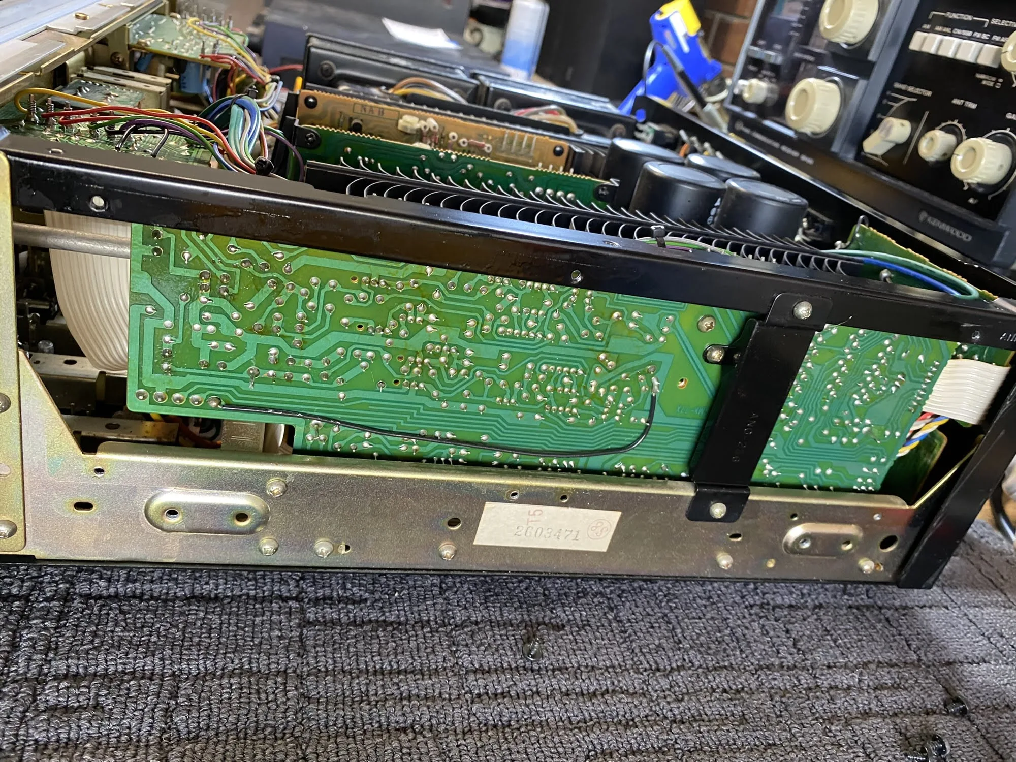 Pioneer SA-9800 Integrated Amplifier Service 16 img 9930