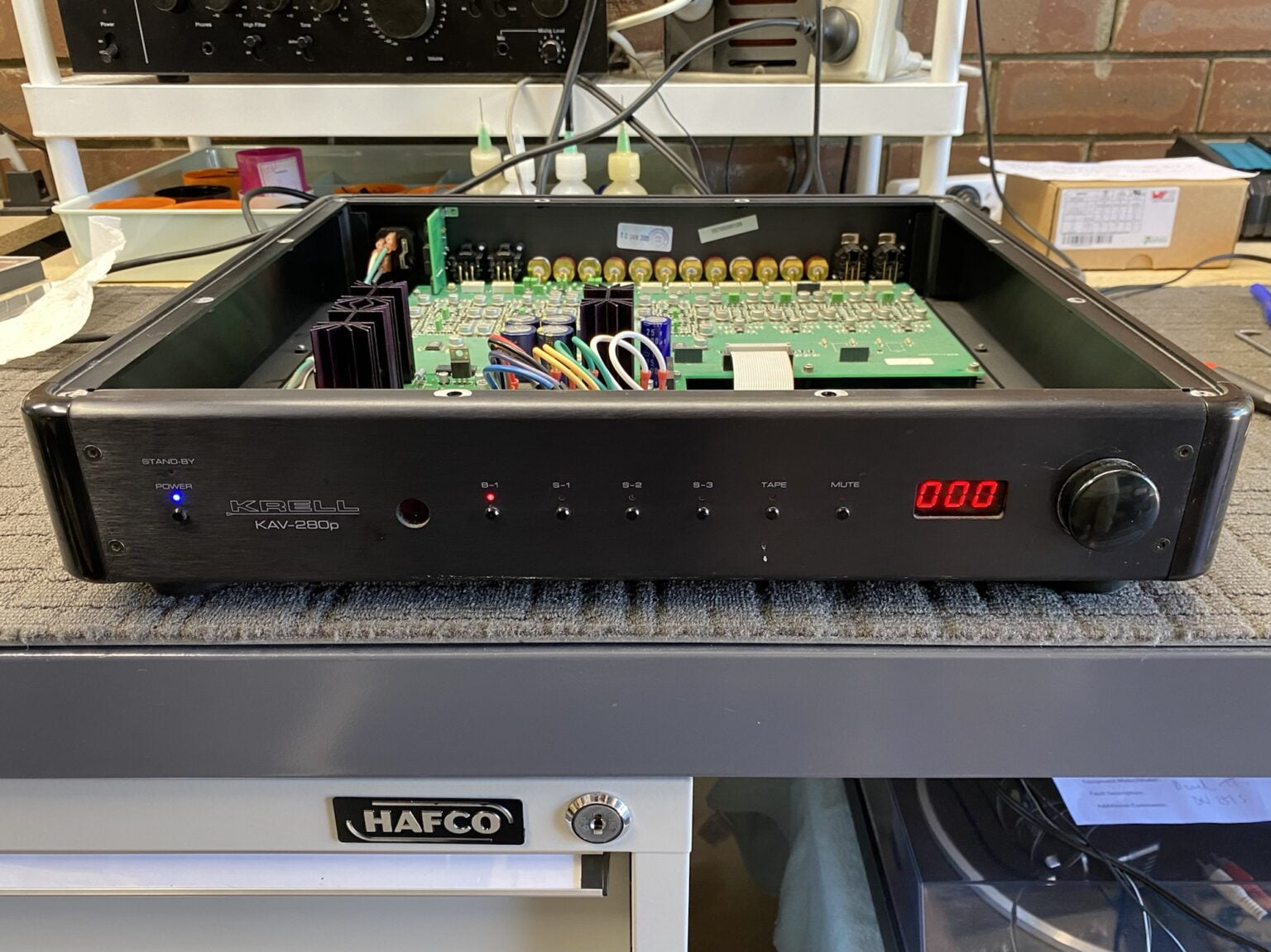 Krell KAV-280p Preamplifier Repair | LiQUiD AUDiO