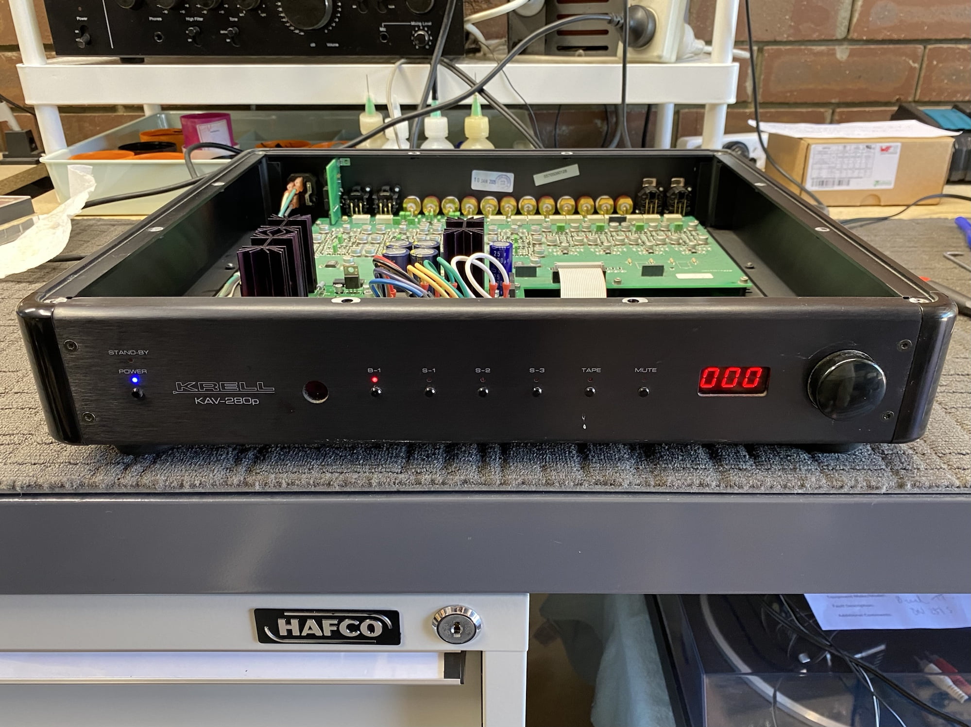 Krell KAV-280p Preamplifier Repair 18 KAV-280p