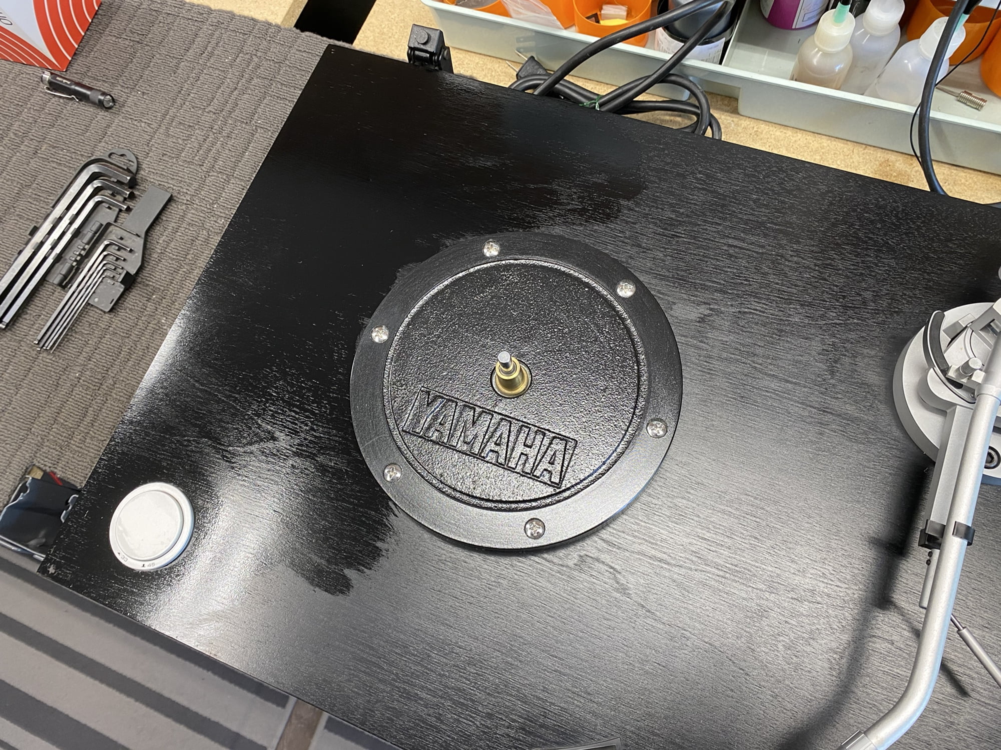Yamaha GT-2000 Turntable Service 12 img 3407