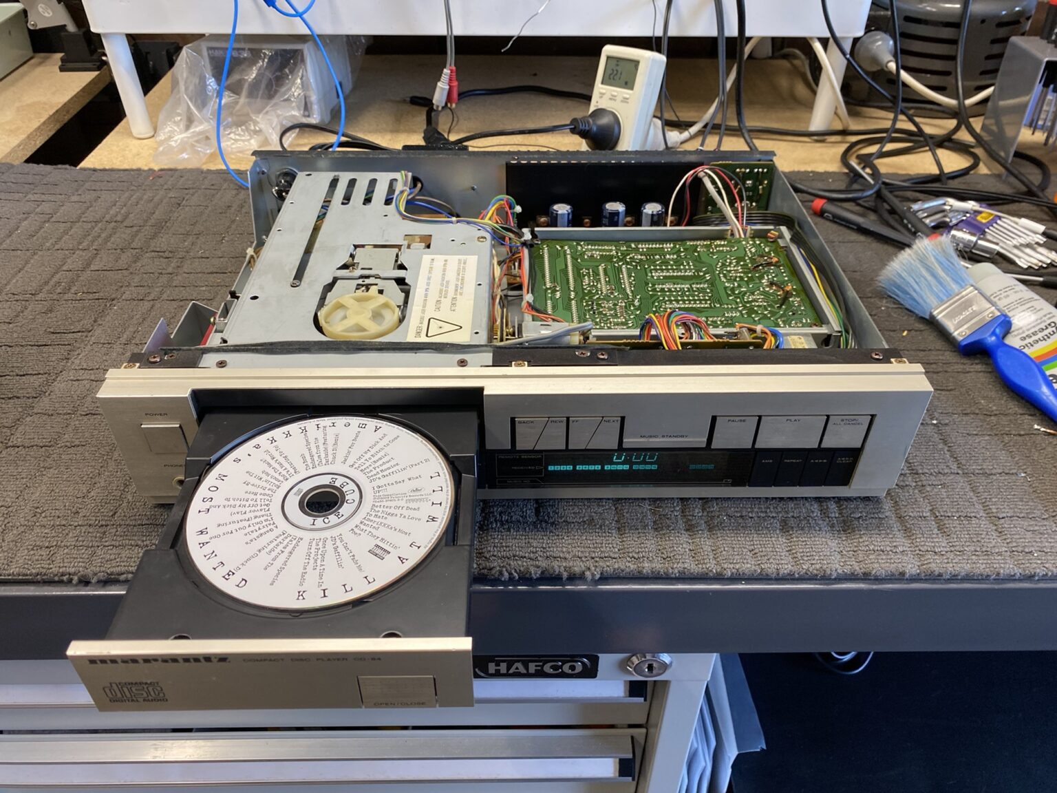 Legendary Marantz CD84 CD Player Repair & Review LiQUiD AUDiO