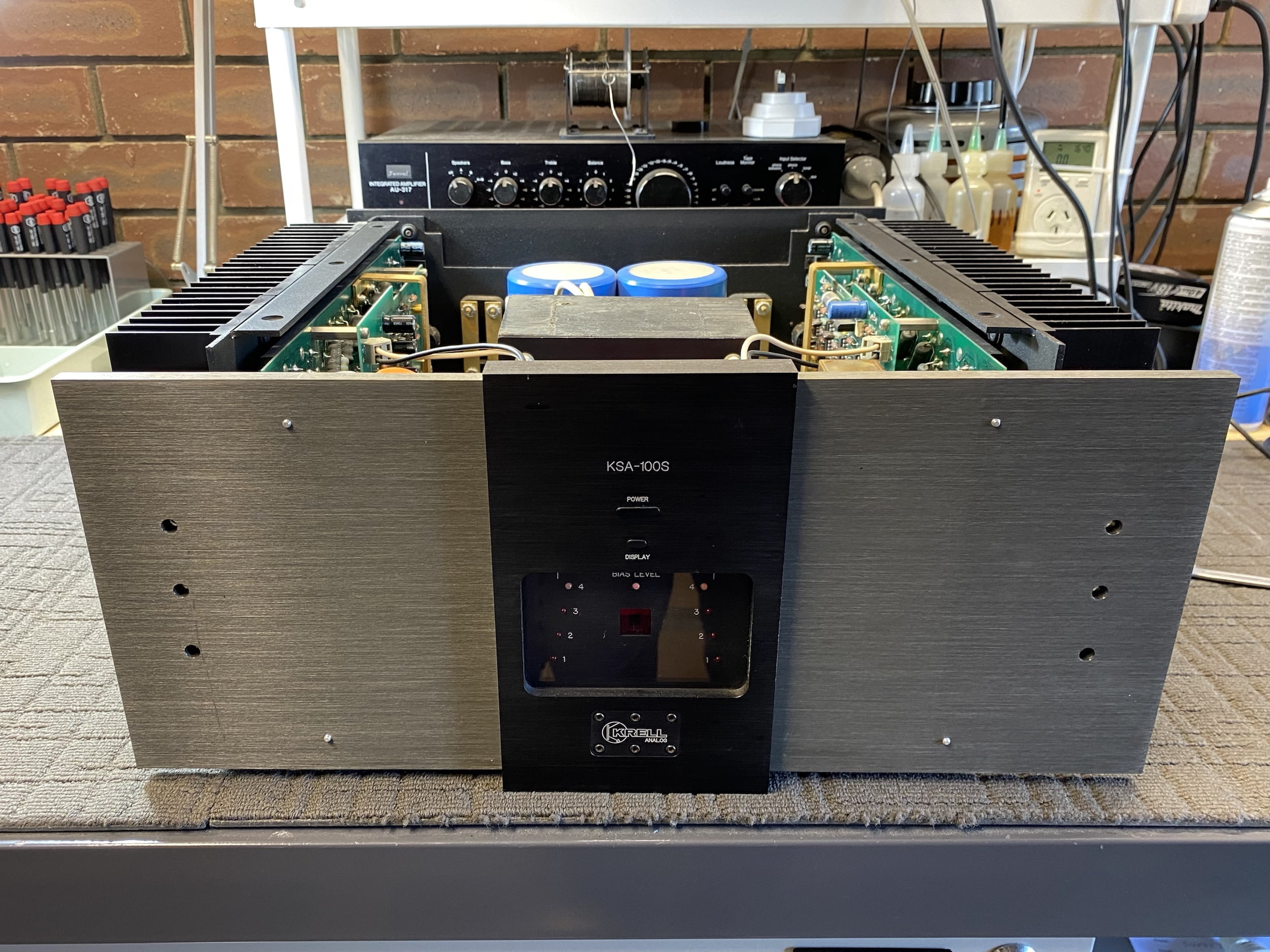 Stunning Krell KSA-100S Amplifier Repair, Restoration & Review 9 img 4597