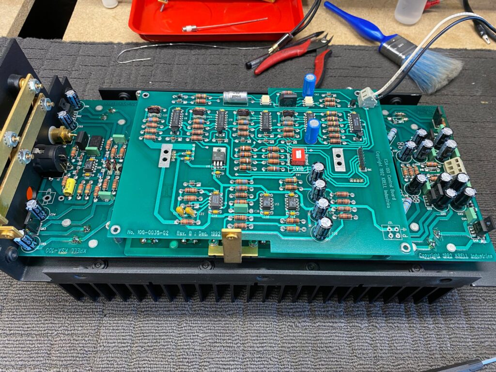 Stunning Krell KSA100S Amplifier Repair, Restoration & Review LiQUiD