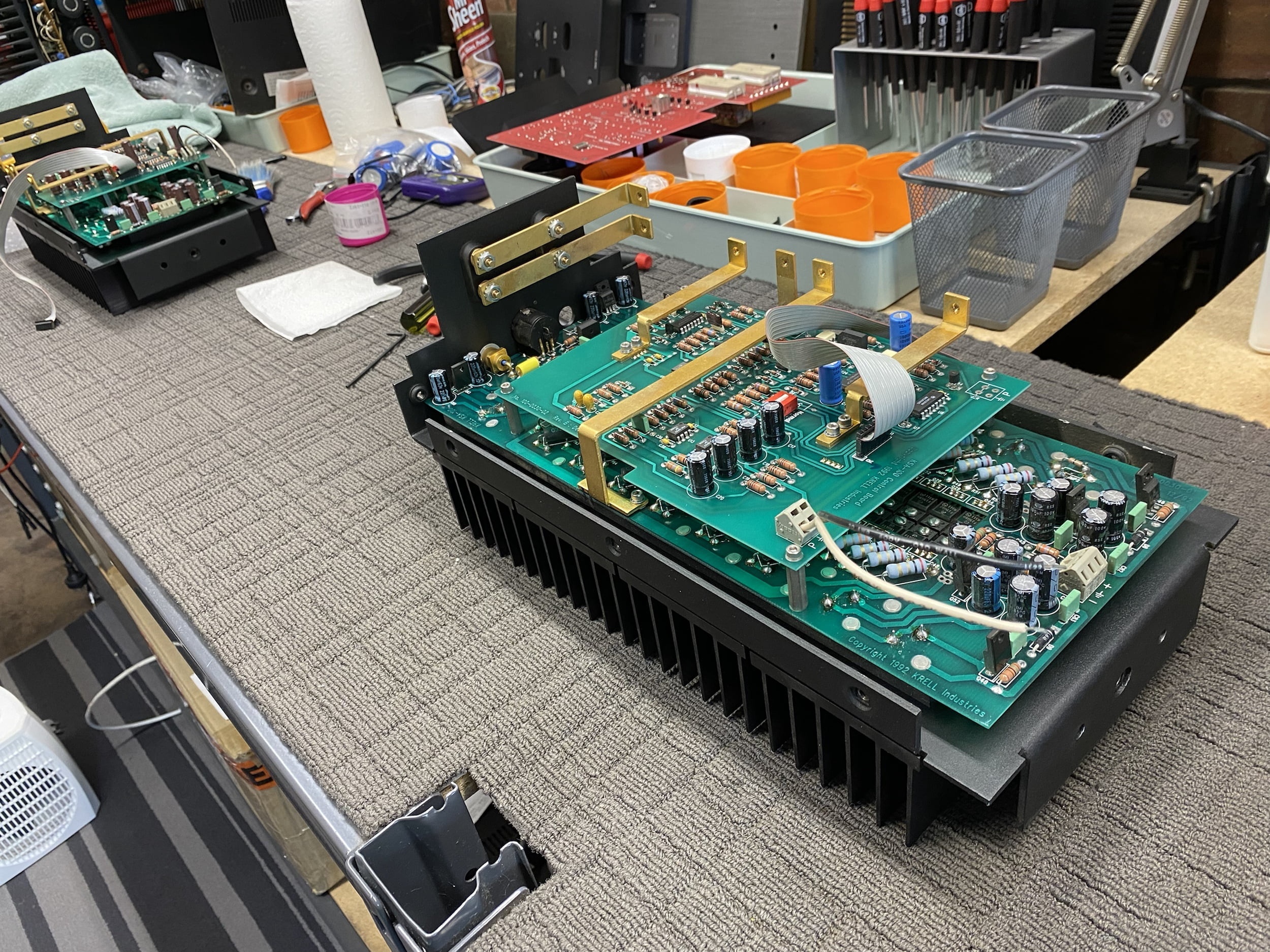 Stunning Krell KSA-100S Amplifier Repair, Restoration & Review 46 img 4774