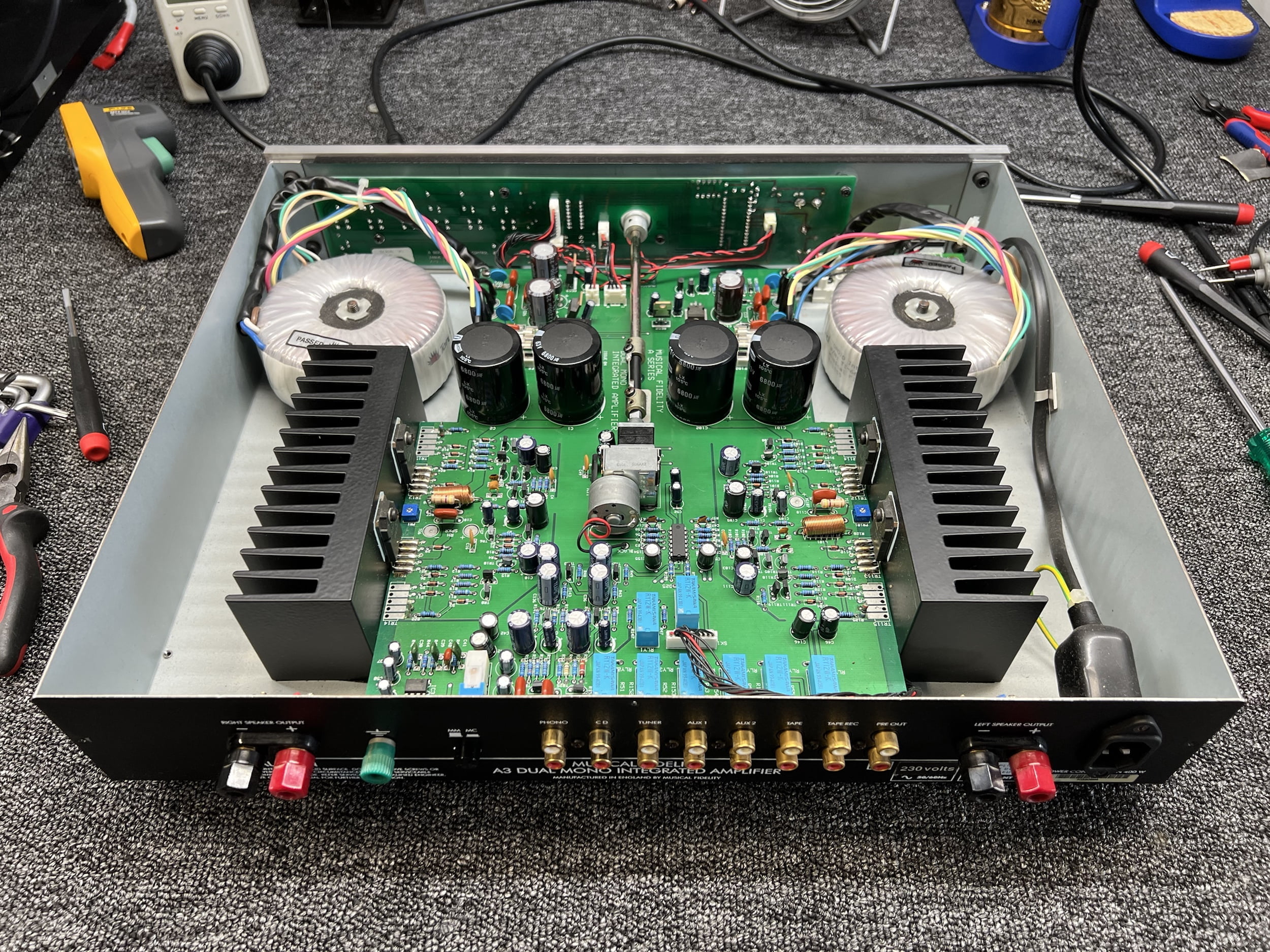Musical Fidelity A3 Integrated Amplifier Corrosion Repair 19 img 1638