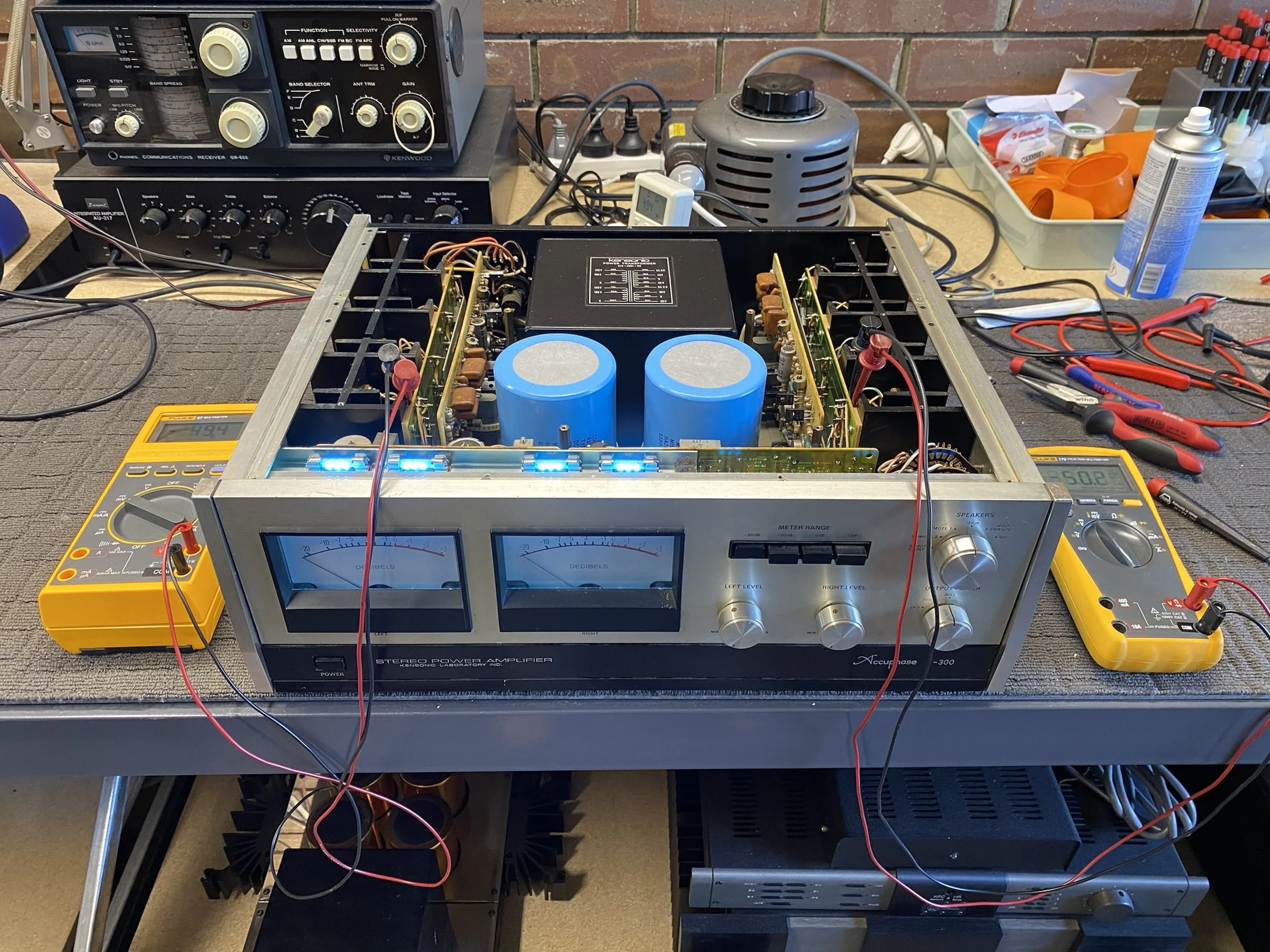 Epic Accuphase P-300 Amplifier Repair & Review 28 Accuphase P-300