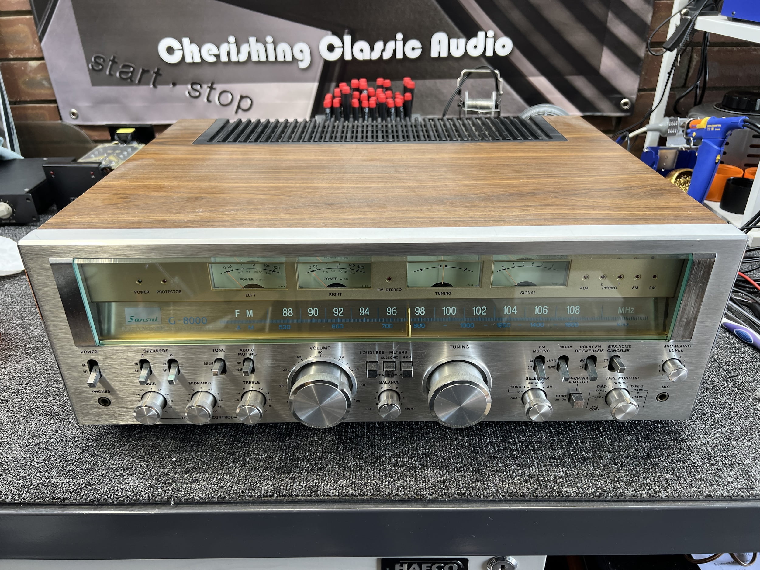 Spectacular Sansui G-8000 Receiver Repair & Service 4 Sansui G-8000
