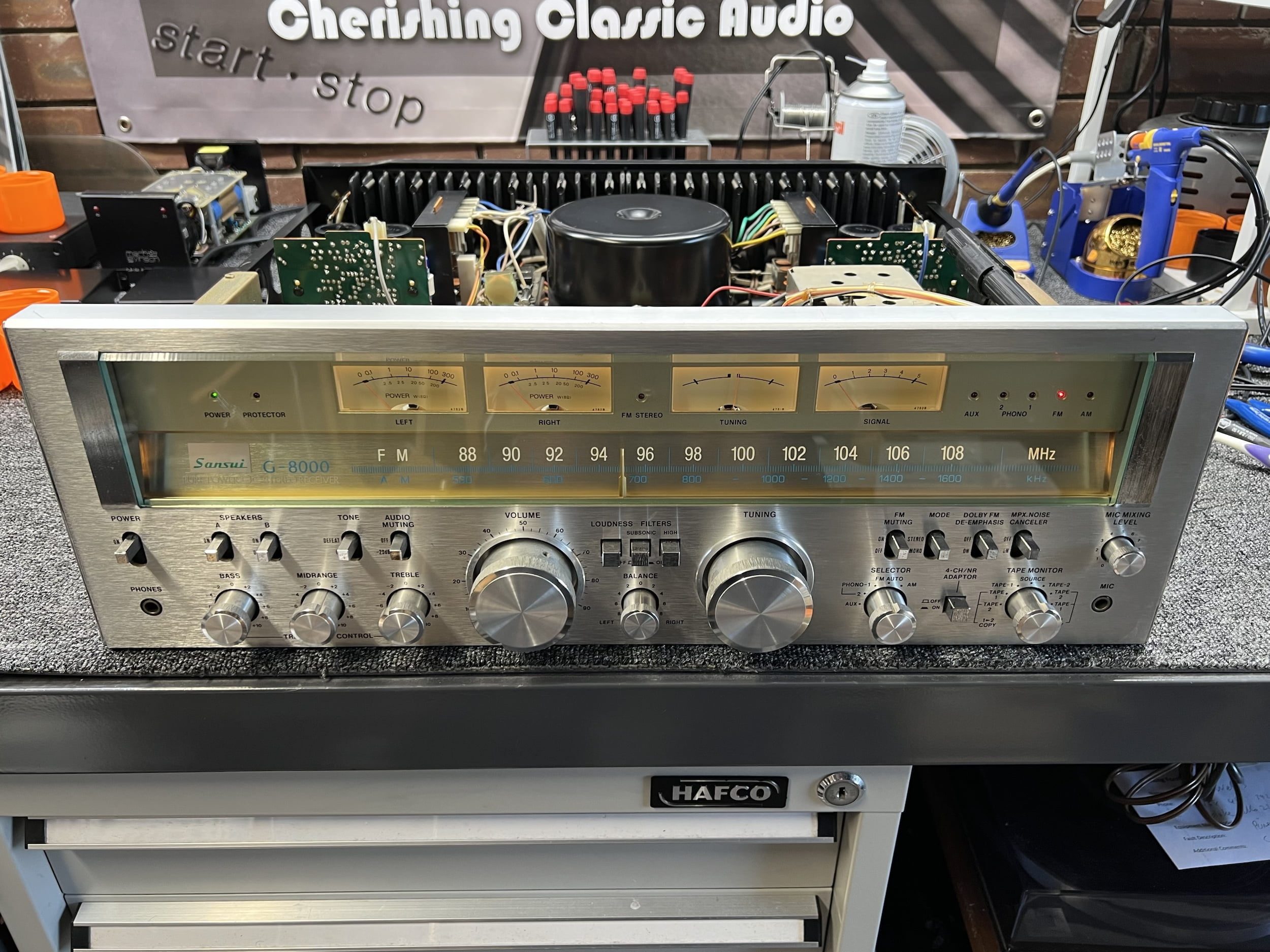 Spectacular Sansui G-8000 Receiver Repair & Service 23 img 3200