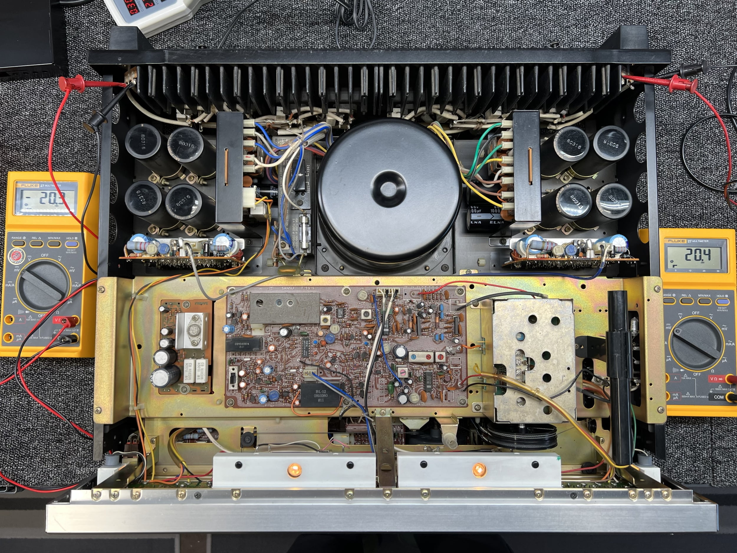 Spectacular Sansui G-8000 Receiver Repair & Service 24 img 3201